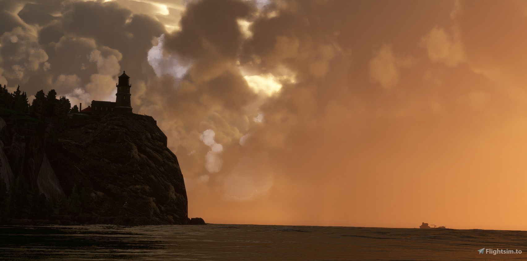 1704x846 Split Rock Lighthouse and KBFW Enhancements for MSFS