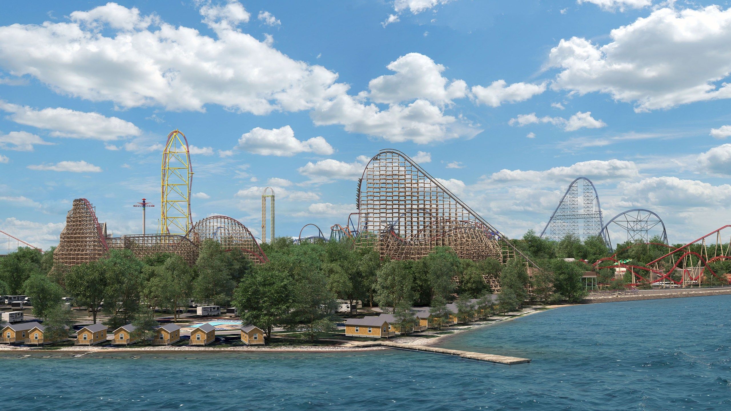 2560x1440 Steel Vengeance at Cedar Point