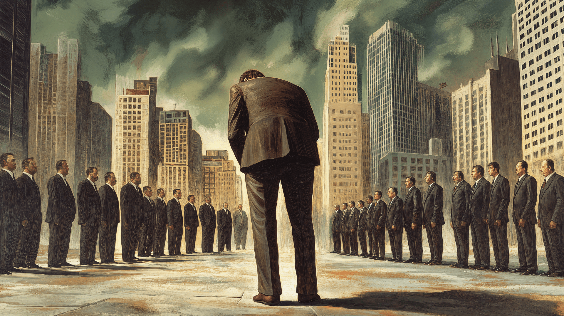 1920x1076 Corporate Landscape: A 4K Ultra HD Wallpaper of Business Ambition