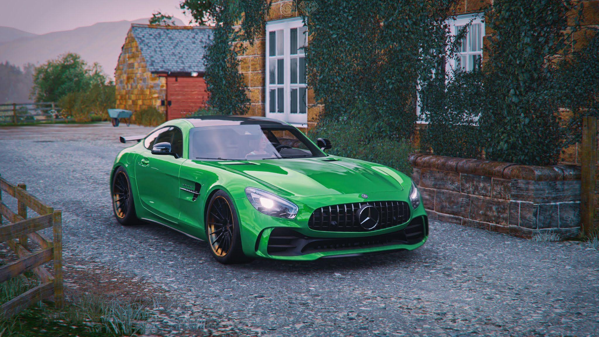 2048x1152 Forza Horizon 4 Mercedes Amg Gt R 4k