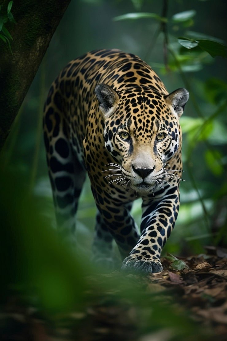 740x1110 Pantanal jaguar Image