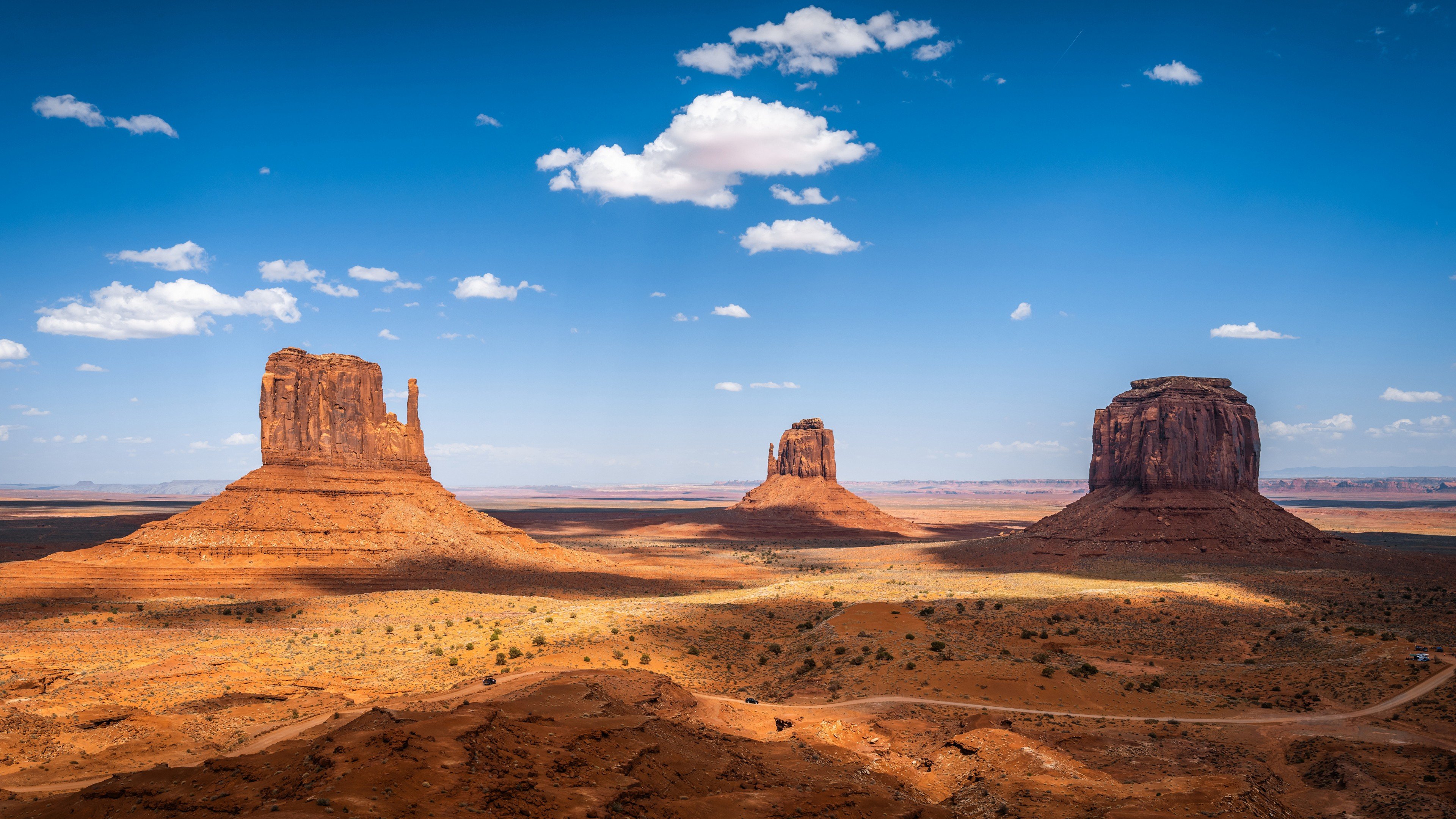 3840x2160 USA Desert Landscape Nature Monument Valley 4K 5K HD Travel Wallpaper