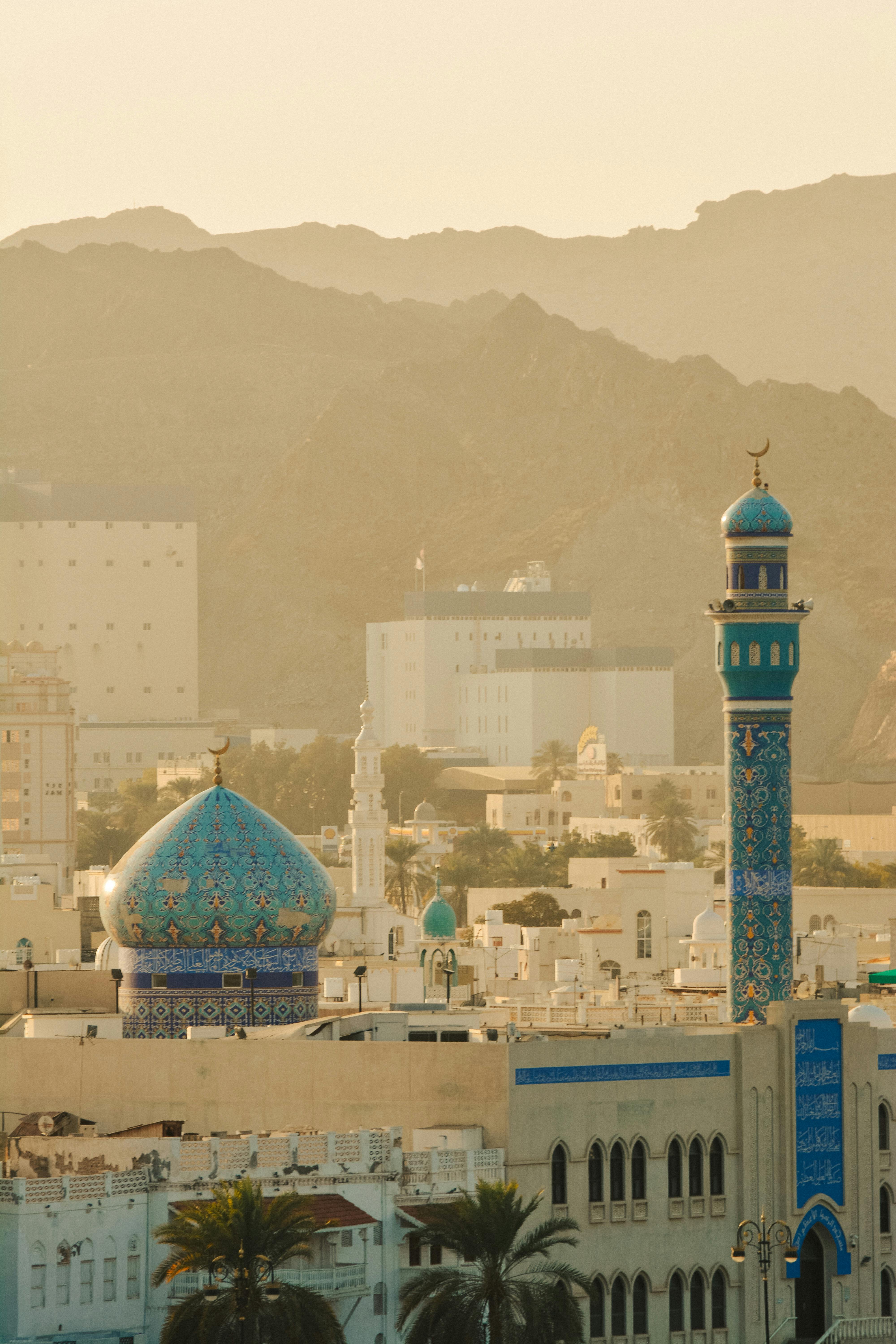 4000x6000 Stunning Mosque at Sunrise in Muscat, Oman · Free