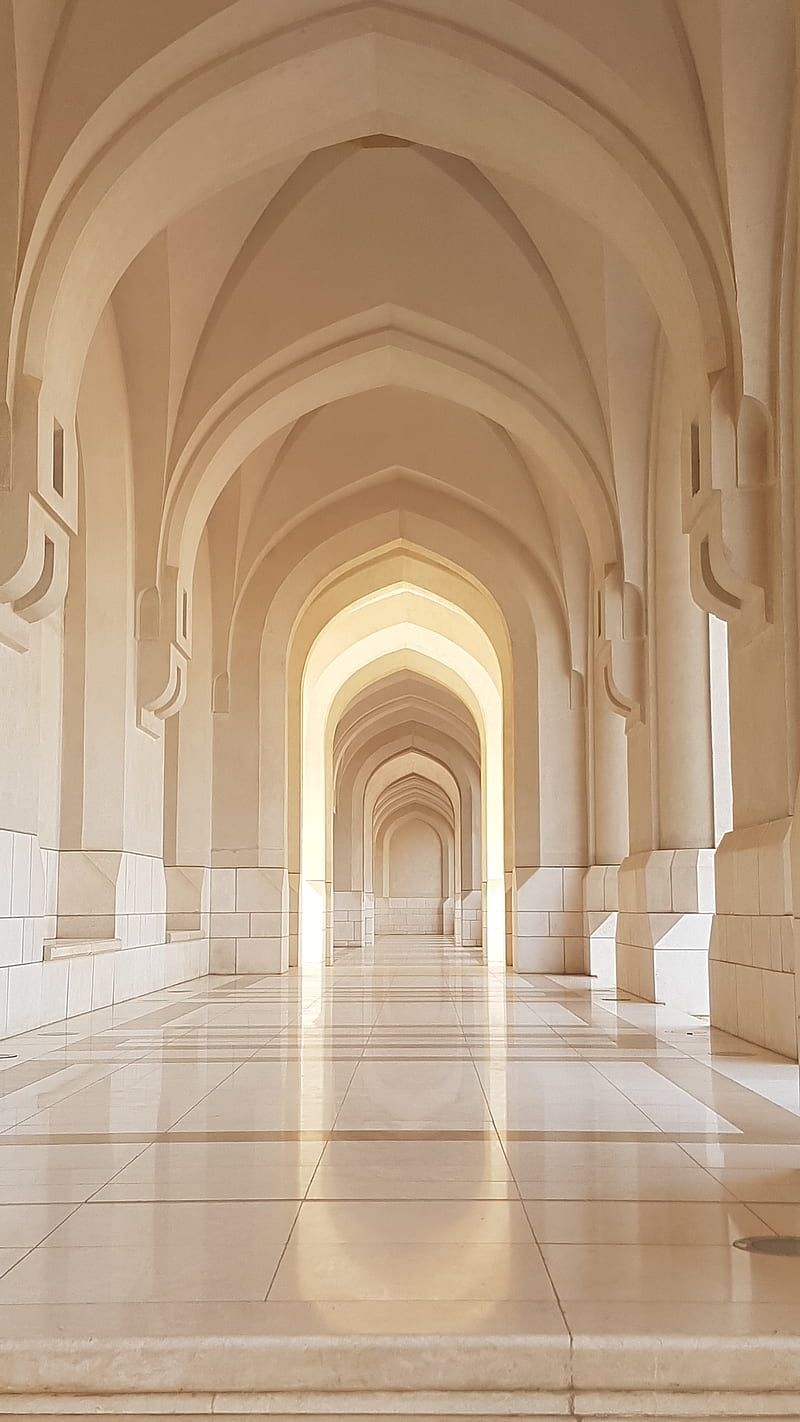 800x1422 Oman, arch, palace, HD phone wallpaper
