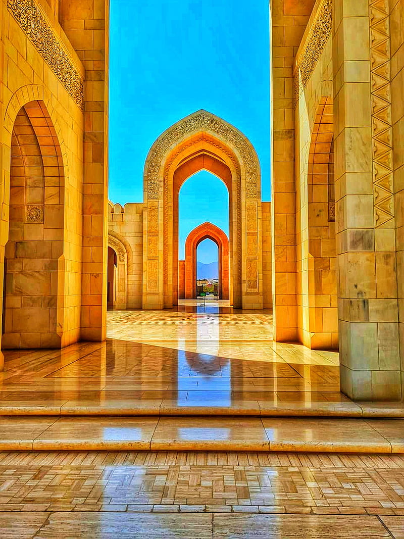 800x1067 Heaven Door, bonito, classic, entrance, mosque, muscat, oman, vintage, HD phone wallpaper