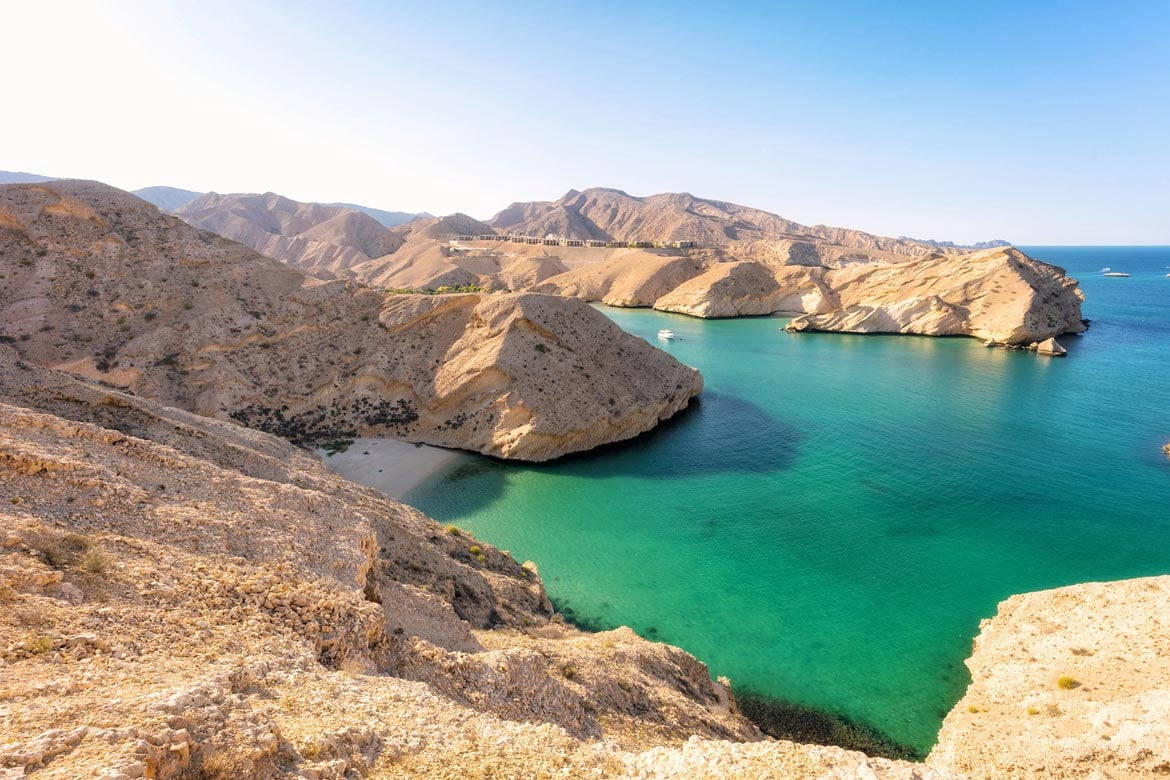 1170x780 Download Oman Green Lagoon Wallpaper