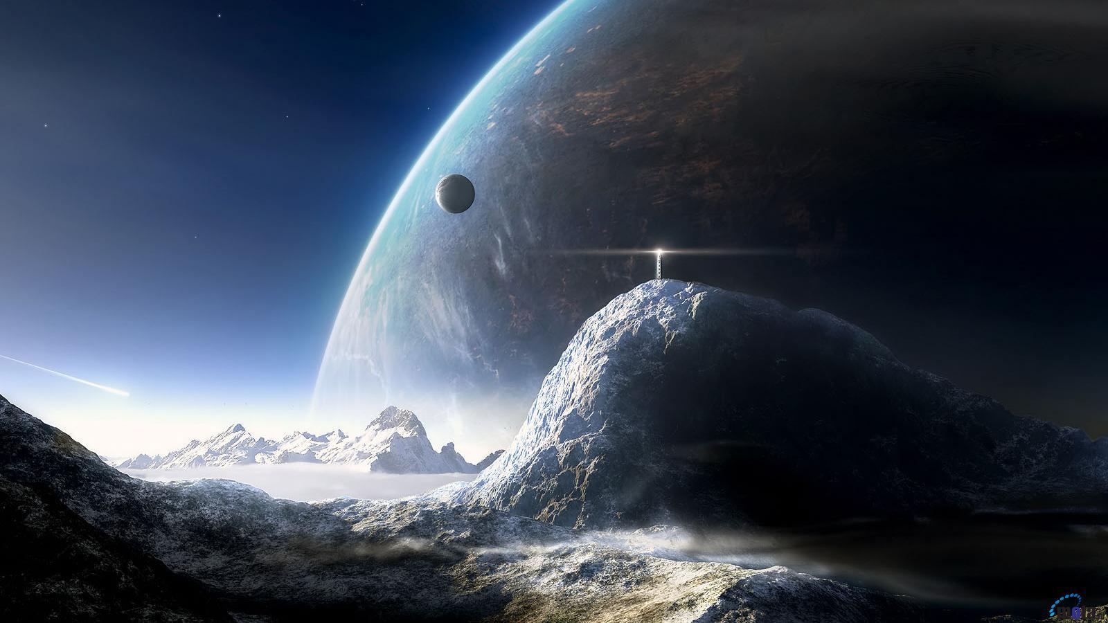 1600x900 Alien desktop background