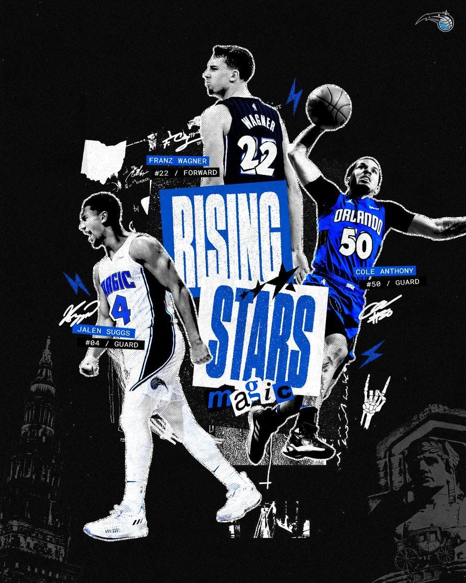 960x1200 Congratulations to Cole Anthony, Jalen Suggs & Franz Wagner for being named #NBAAllStar Rising Stars!