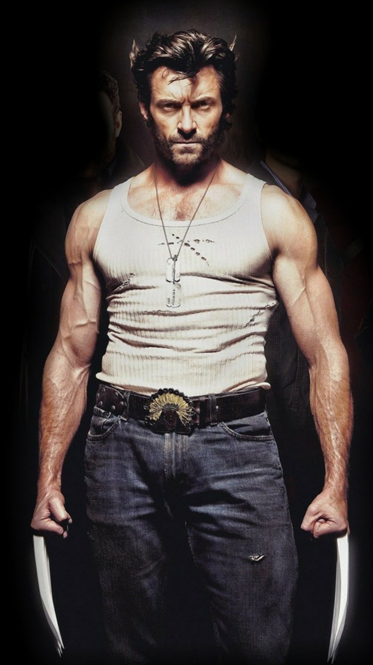 1244x2216 iPhone Hugh Jackman Wallpaper