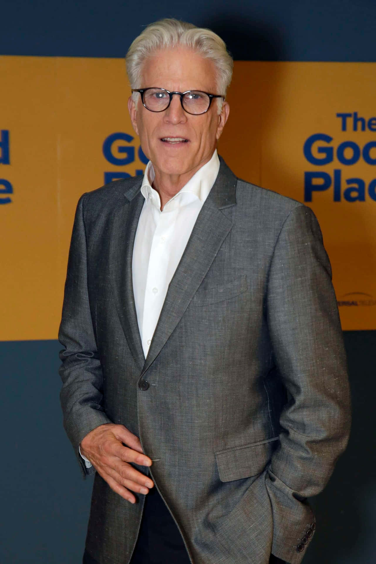 1281x1920 Download Legendary Actor Ted Danson in a candid moment Wallpaper