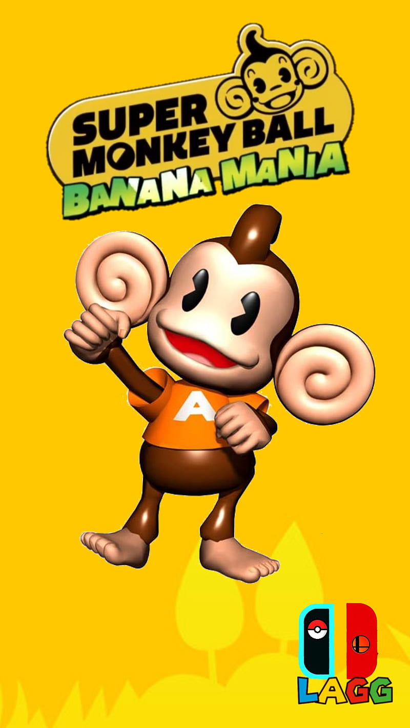 800x1422 SMB AiAi By LAGG, LetsAGoGaming, Super Monkey Ball, Banana Mania, HD phone wallpaper