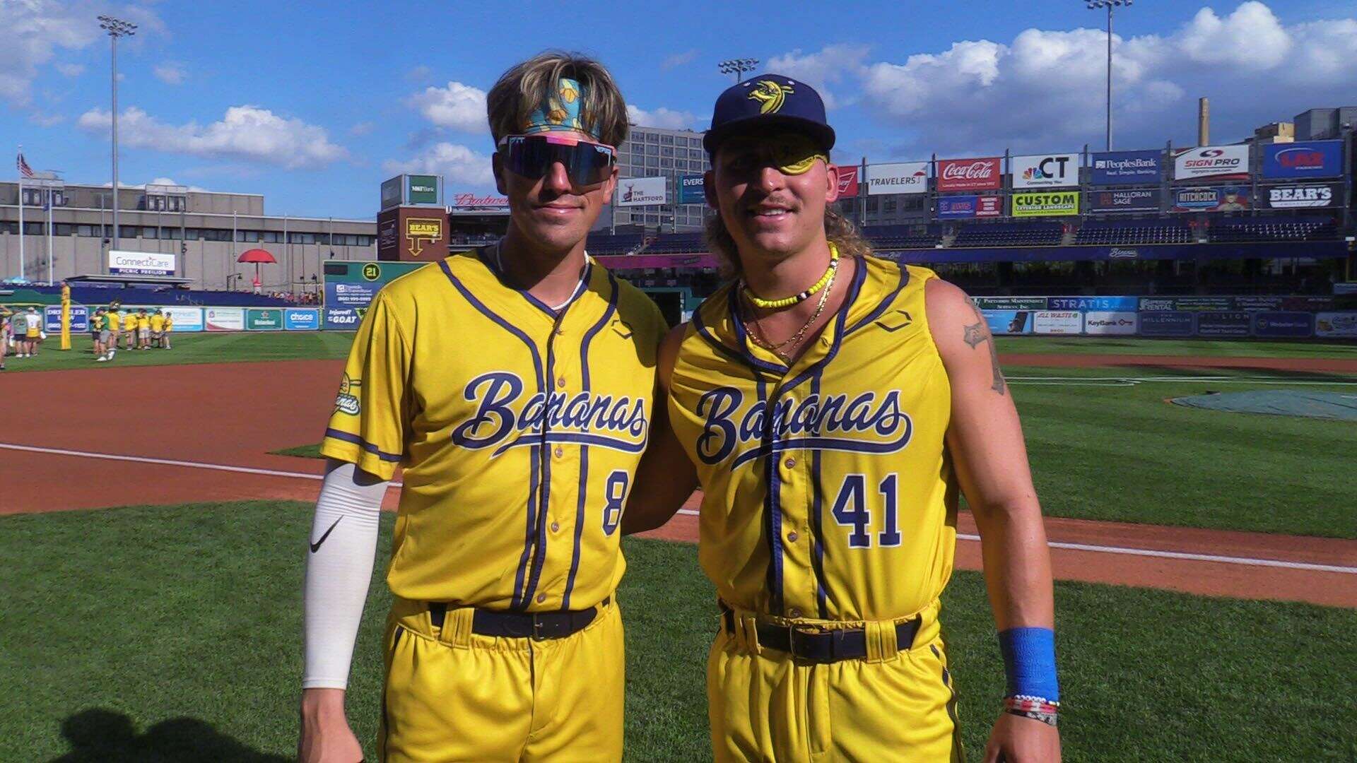 1920x1080 The Savannah Bananas played in Hartford at Dunkin' Park Monday