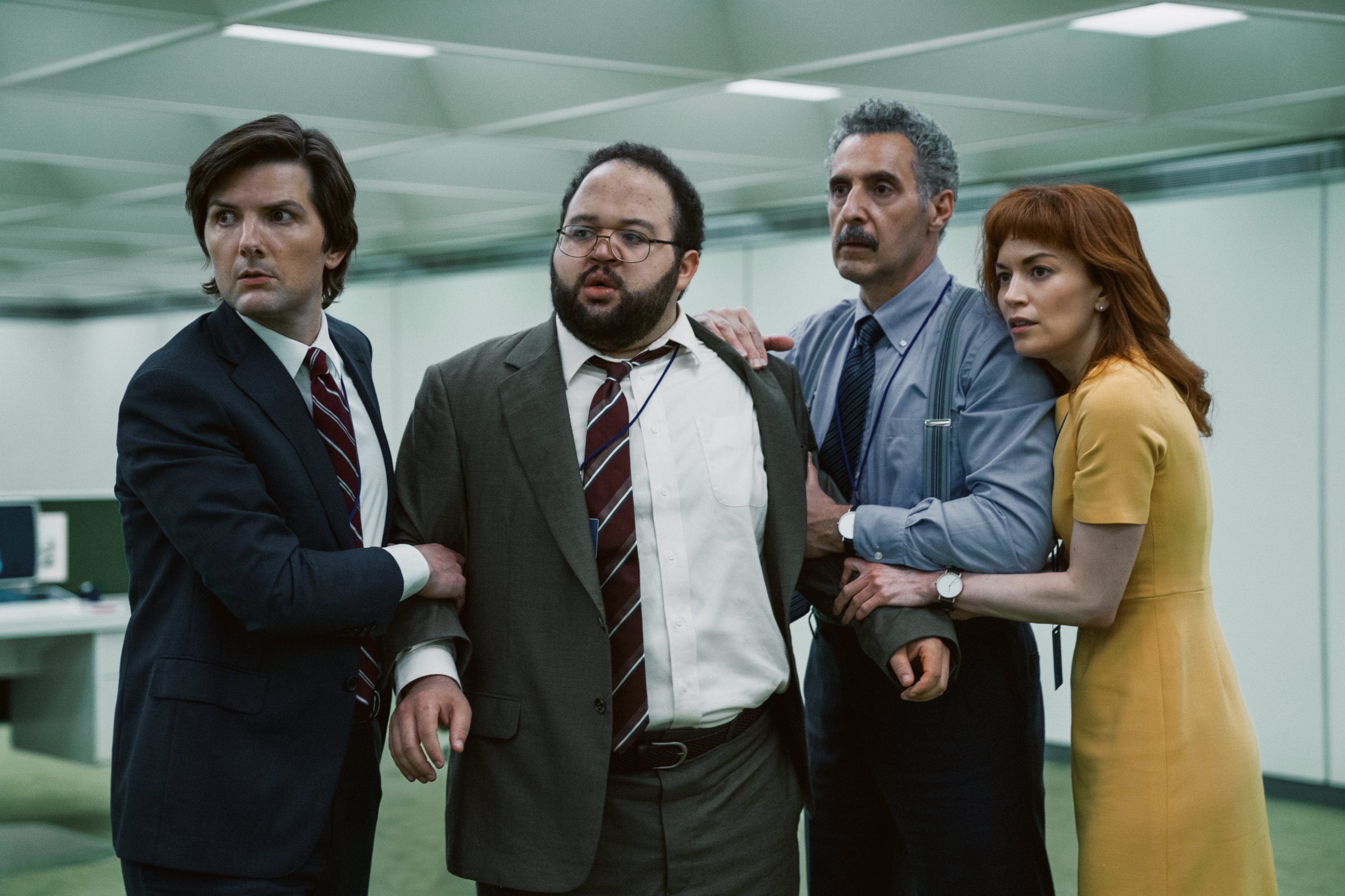 3000x2000 Severance Cast HD Wallpaper: Britt Lower, John Turturro, Zach Cherry & Adam Scott