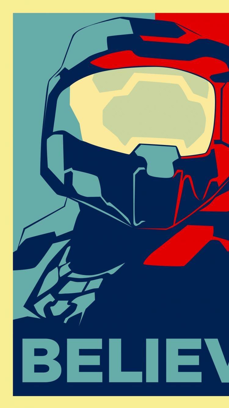 750x1334 Halo master chief wallpaper