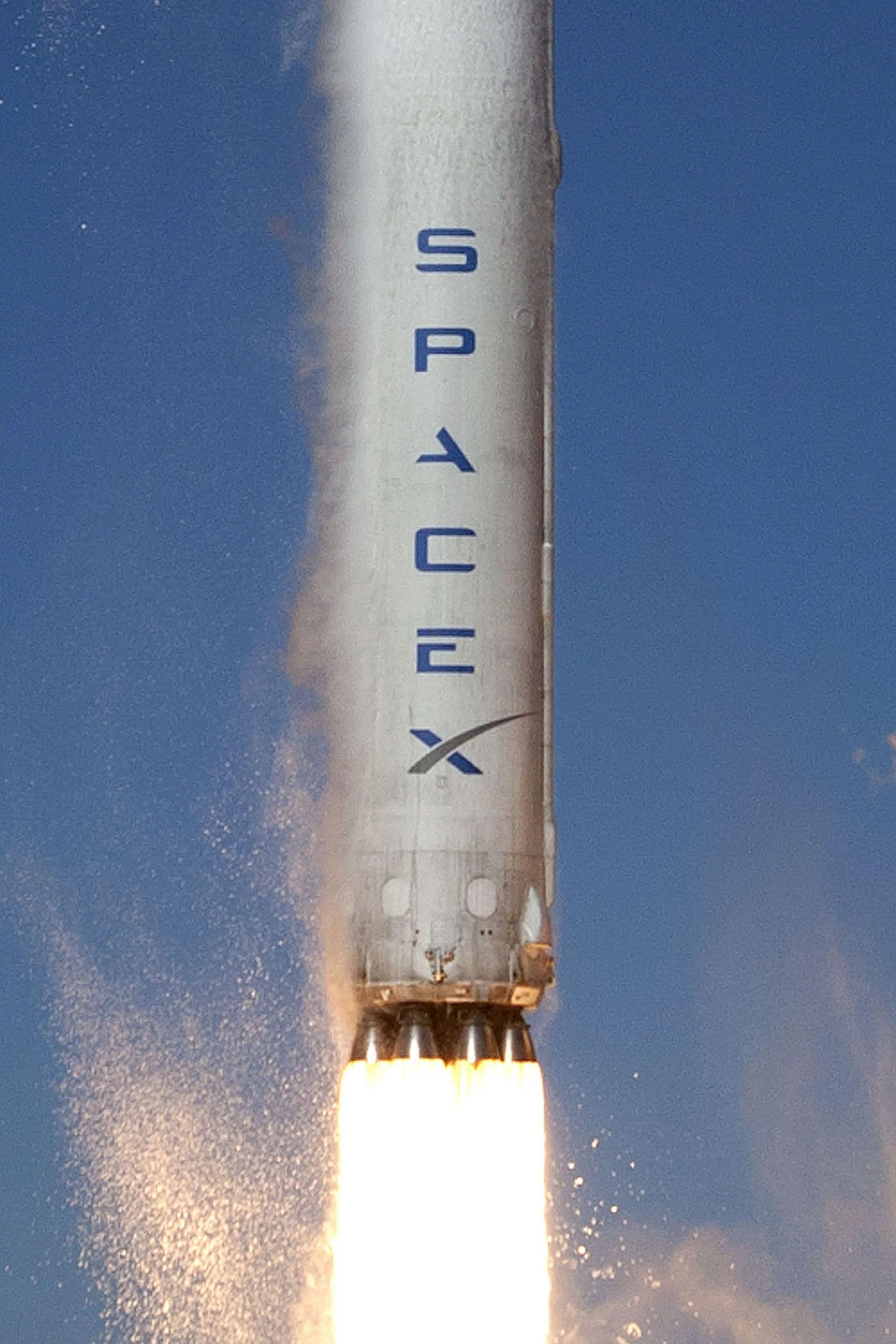 1800x2700 SpaceX Logo Rocket Launch