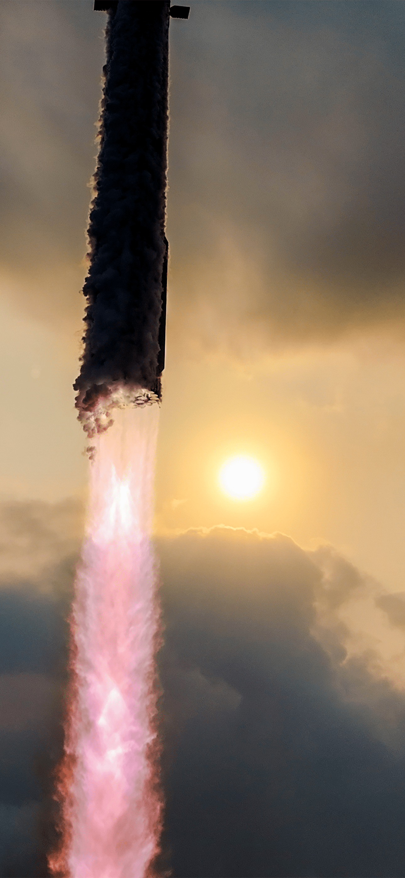 1290x2796 Starship Wallpaper from Flight 4