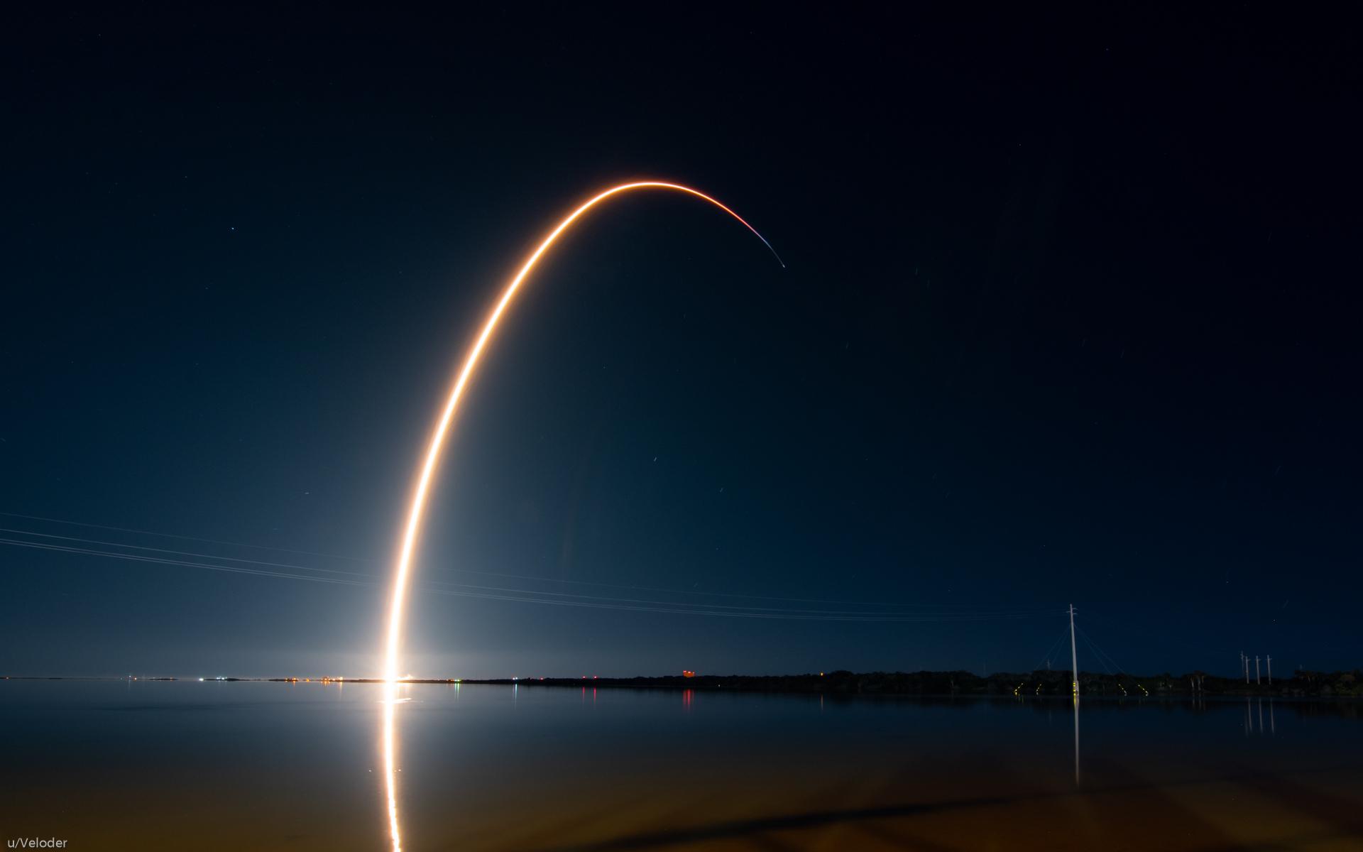 1920x1200 SpaceX Falcon 9 Starlink 2 Rocket Launch 2020 [1920x1200]