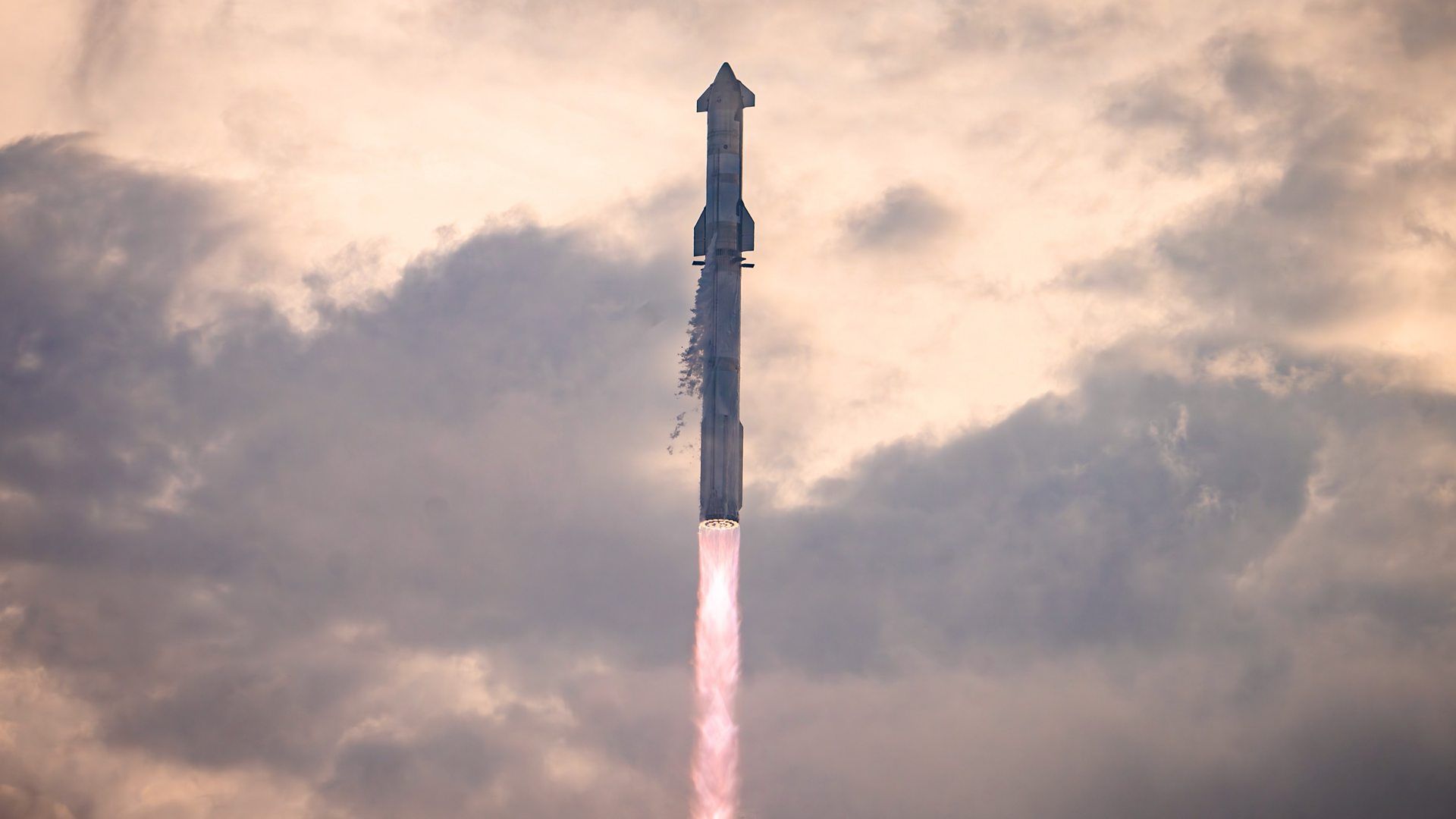 1920x1080 SpaceX launch: Starship rocket launches on third test flight
