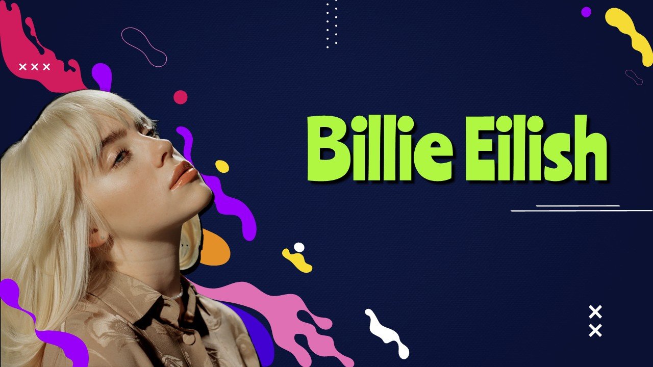 1280x720 Billie Eilish Theme Template for PowerPoint and Google Slides