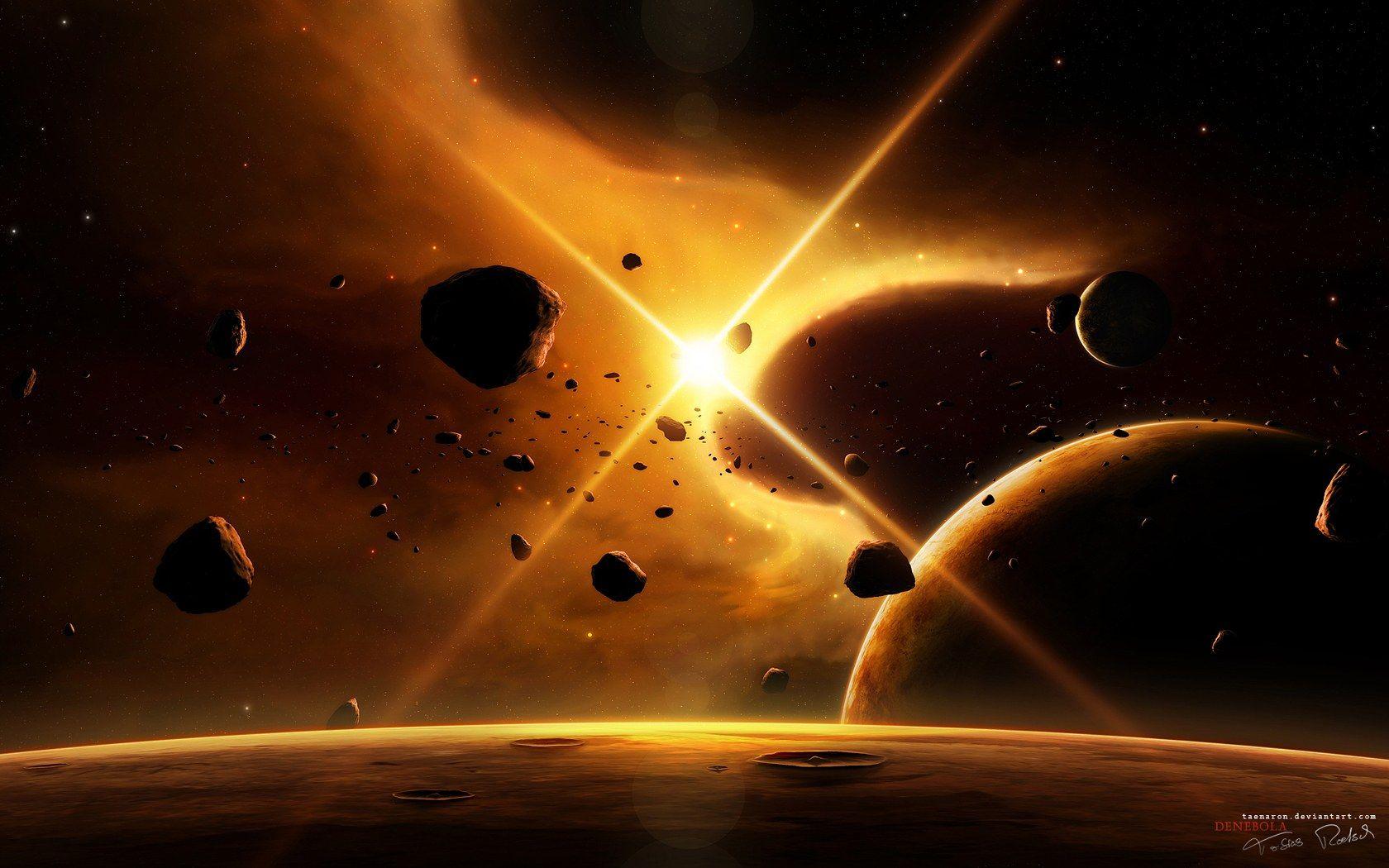 1680x1050 Space Planet In Universe HD Wallpaper
