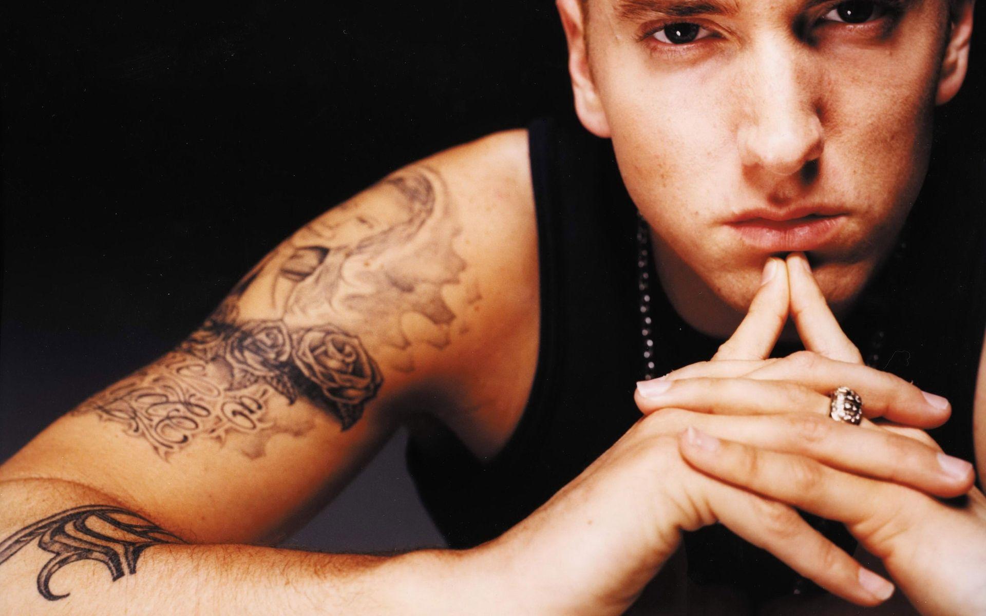 1920x1200 mẫu - Âm nhạc.  Eminem, Rapper và Người đẹp