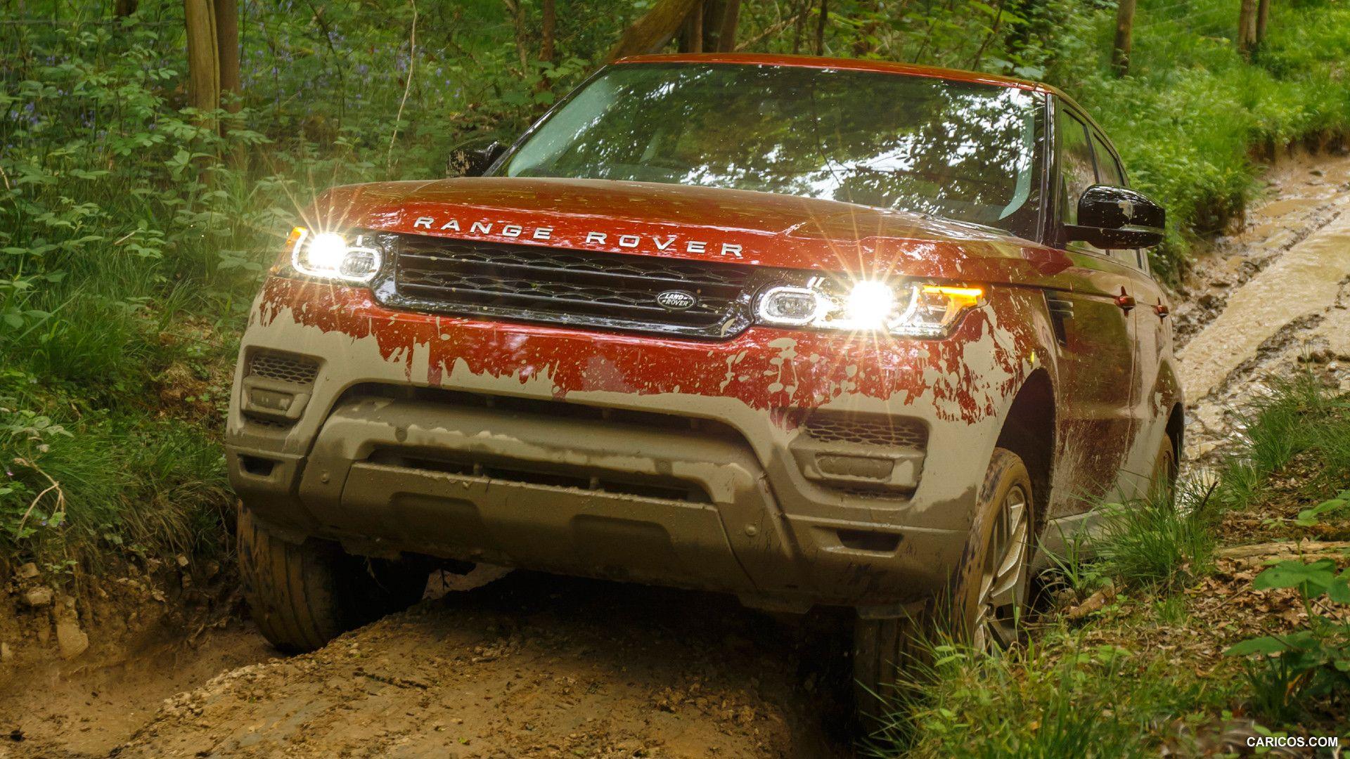 1920x1080 Range Rover Sport Chile Red V8 Supercharged Road. HD