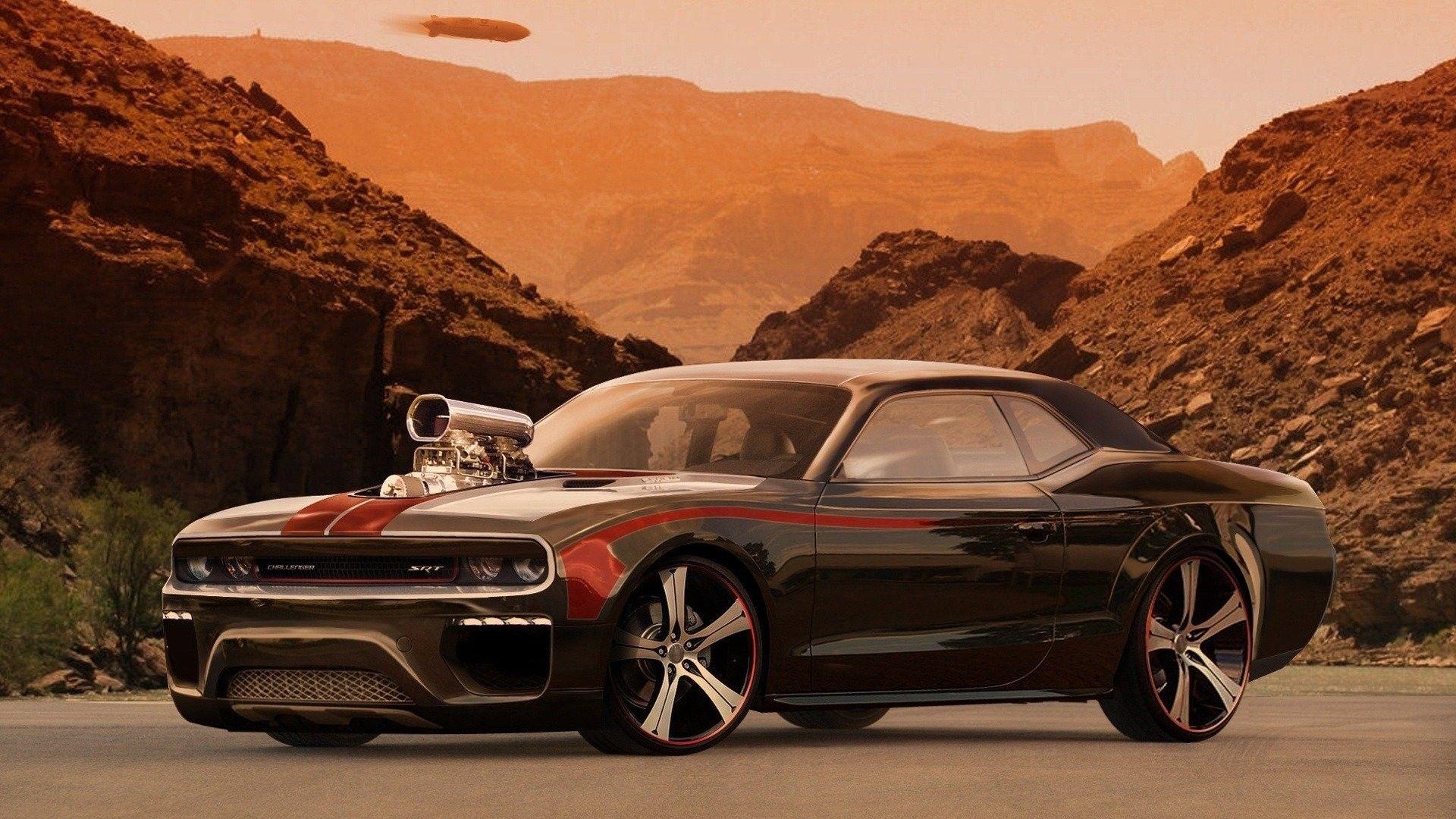 1920x1080 Muscle Car Background for Desktop