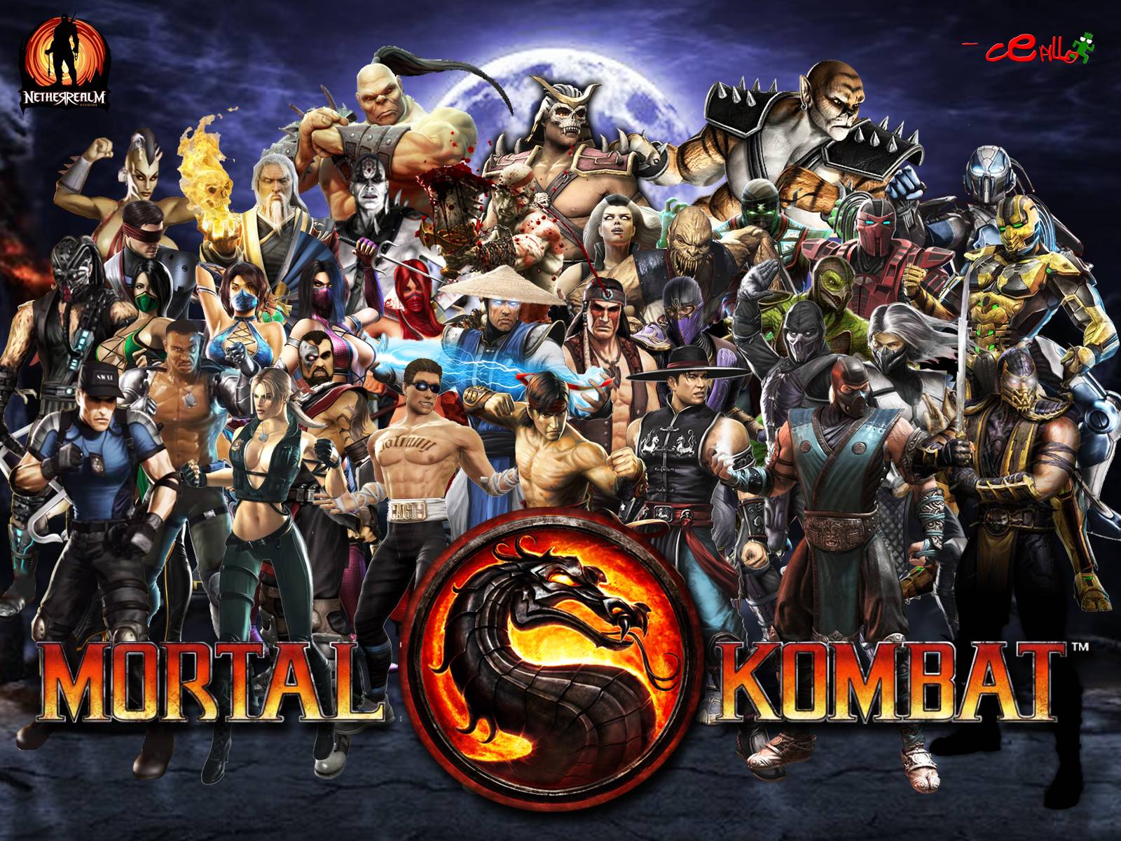 1600x1200 Mortal kombat 9 wallpaper