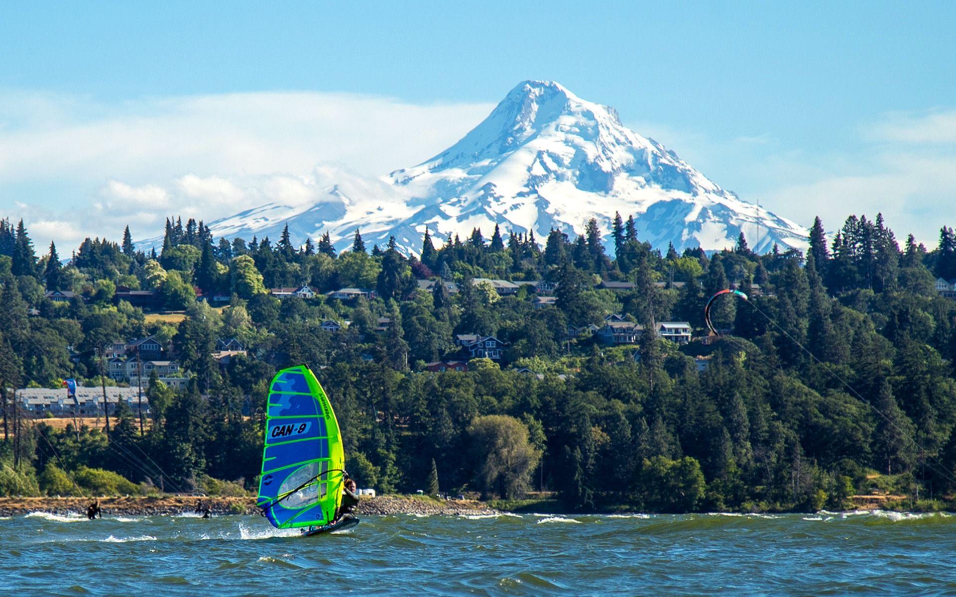 1920x1200 Sailworks Windsurfing Background Wallpaper
