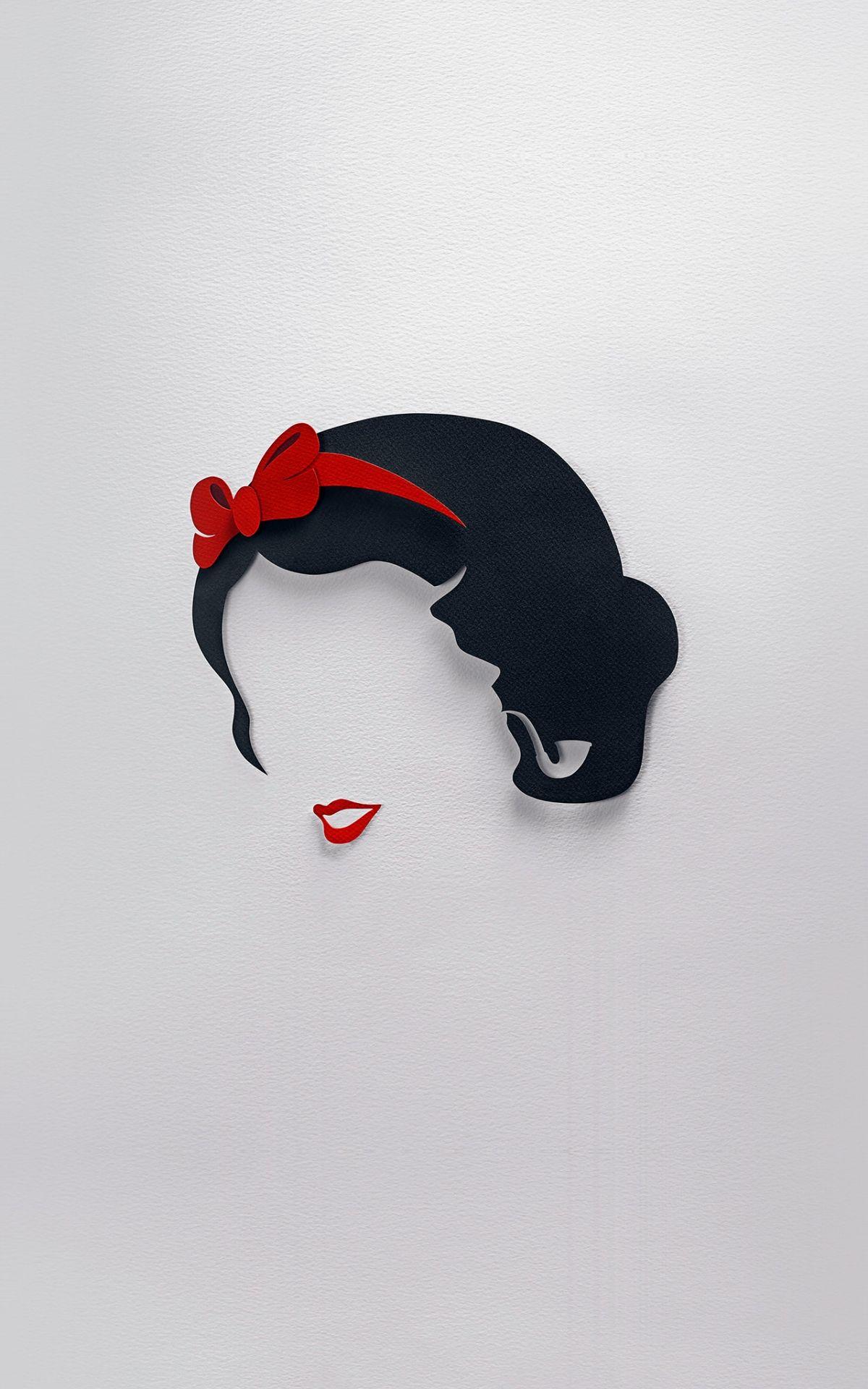 1200x1920 Free download Cinderella Minimal Art Ad Illust iPad Air Wallpaper