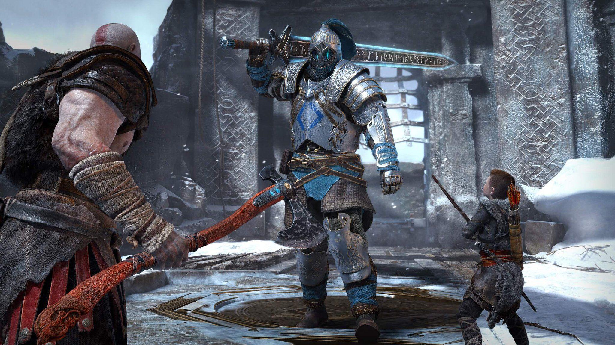 2048x1152 Thor God Of War Ps4