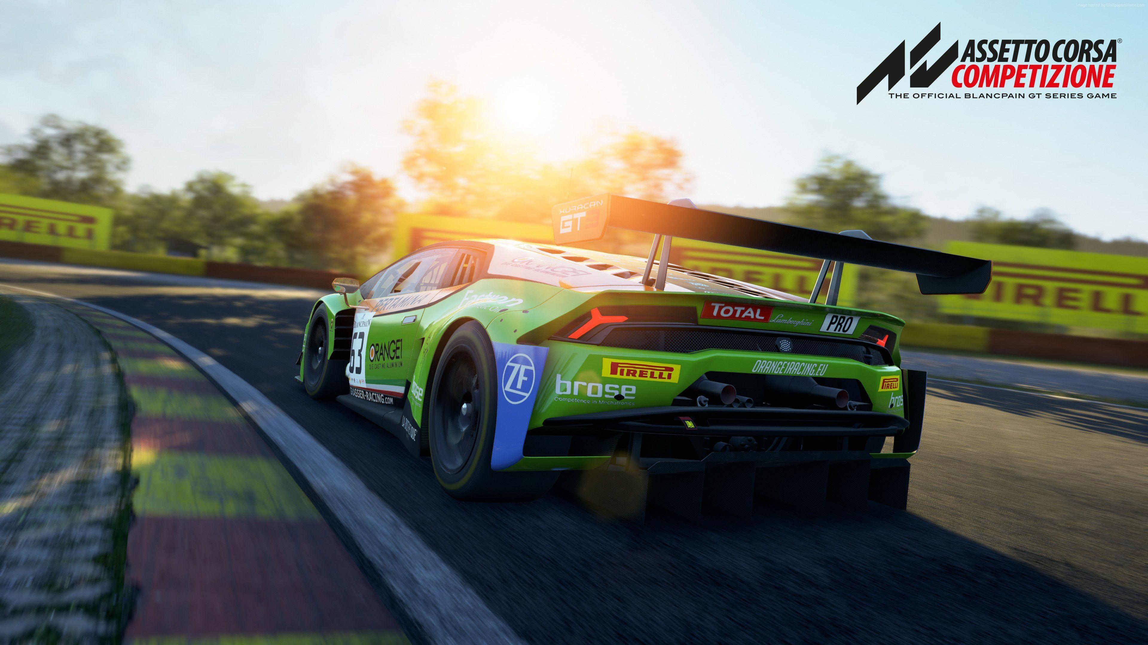 3840x2160 Wallpaper Assetto Corsa Competizione, screenshot, 4K, Games