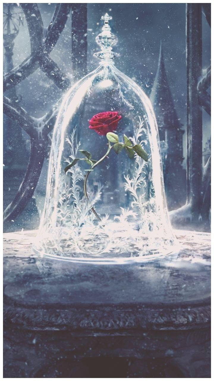 720x1280 Disney iPhone Wallpaper Beauty And The Beast Painting