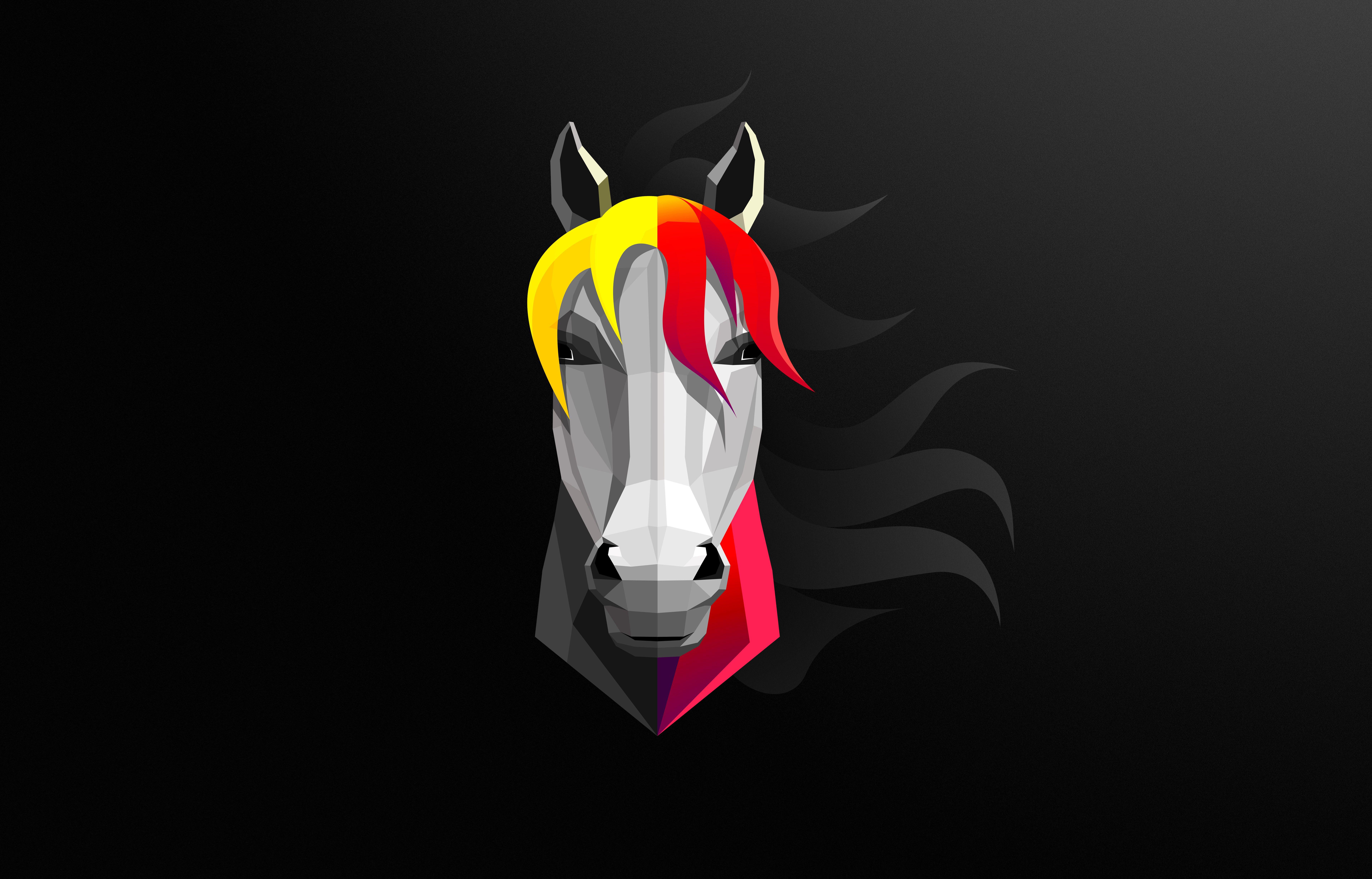 7680x4920 #horse, #minimalism, #minimalist, #artist, #artwork