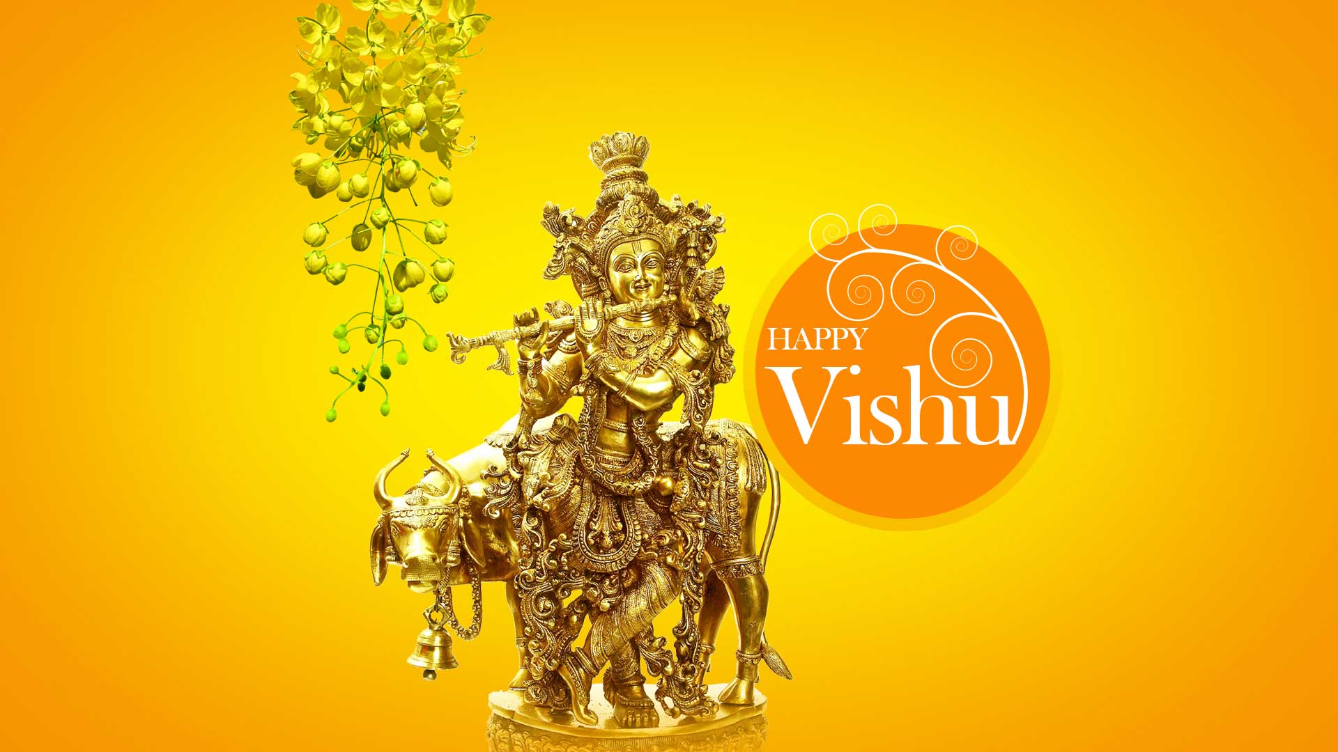 1920x1080 Vishu Greeting In Malayalam