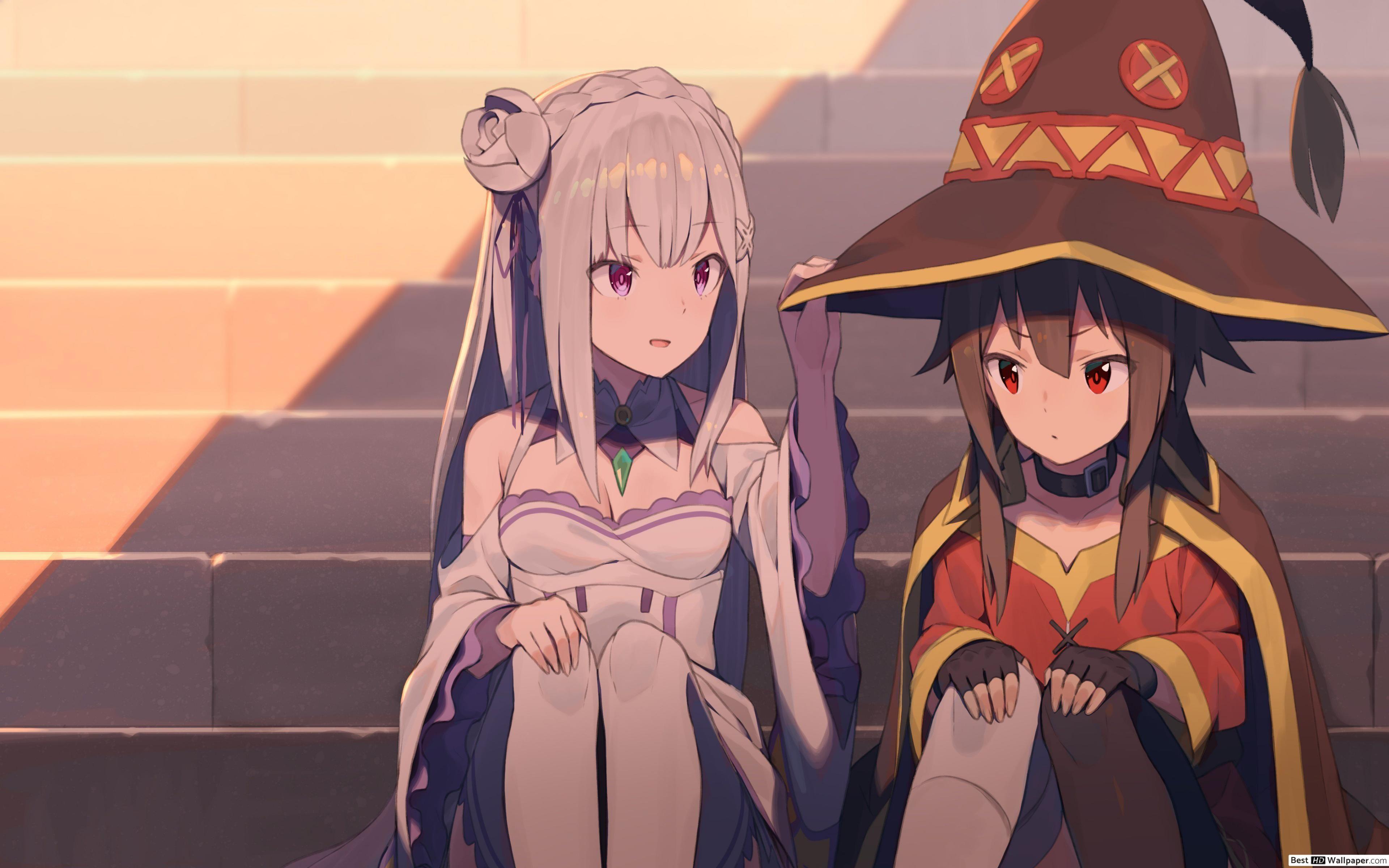 3840x2400 Isekai Quartet & Megumin HD wallpaper download