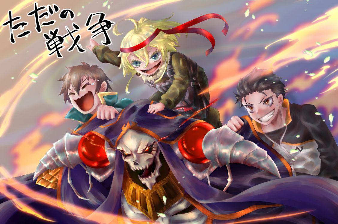 1128x750 Isekai Quartet Image Anime Image Board