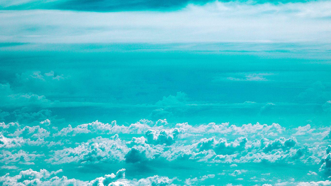 1366x768 wallpaper for desktop, laptop. cloud sky blue nature green