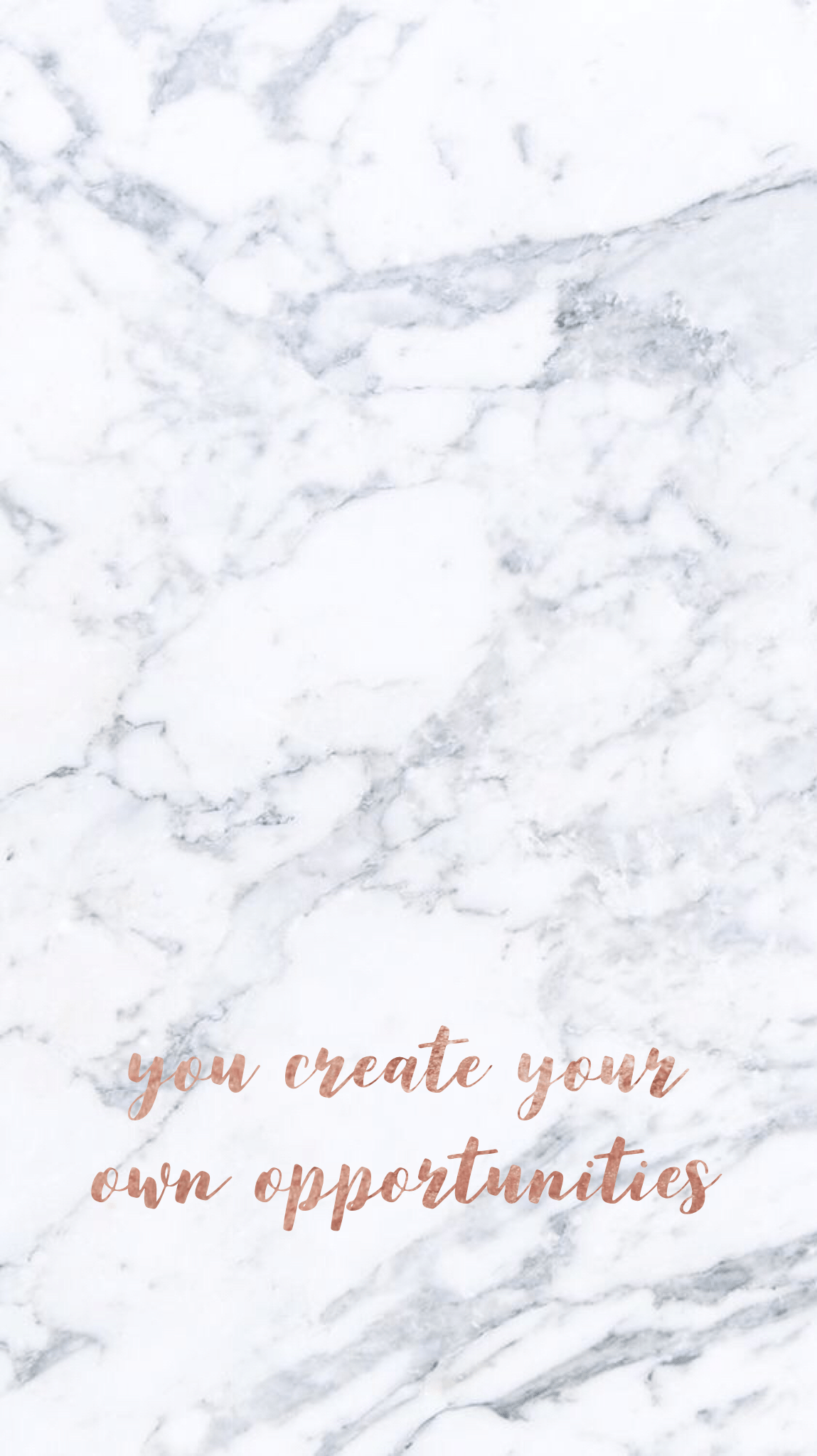 1149x2048 You create your own opportunities marble iPhone wallpaper. Marble
