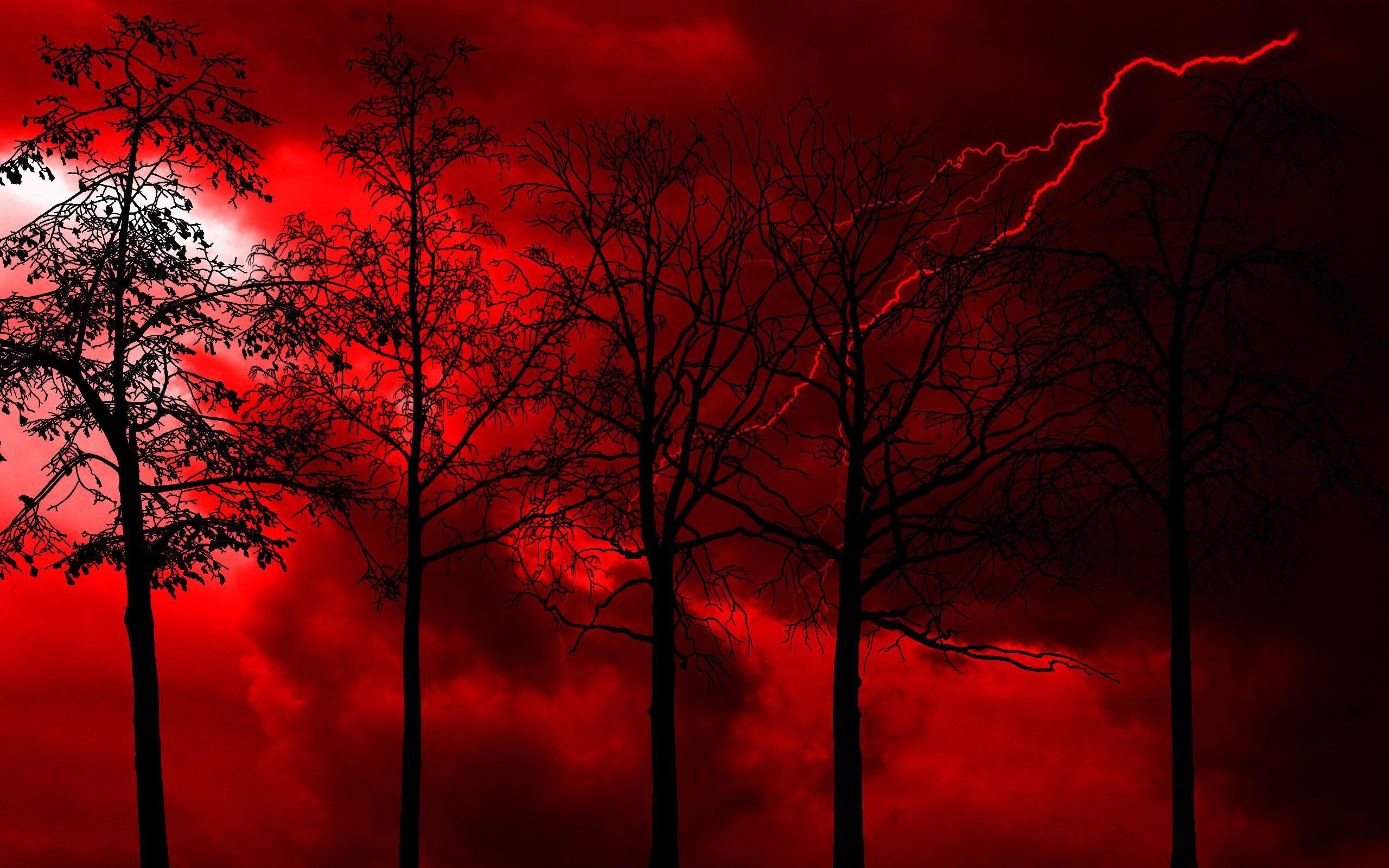 23+ Lightning Wallpaper 4K Red Images - Wallpaper Joss