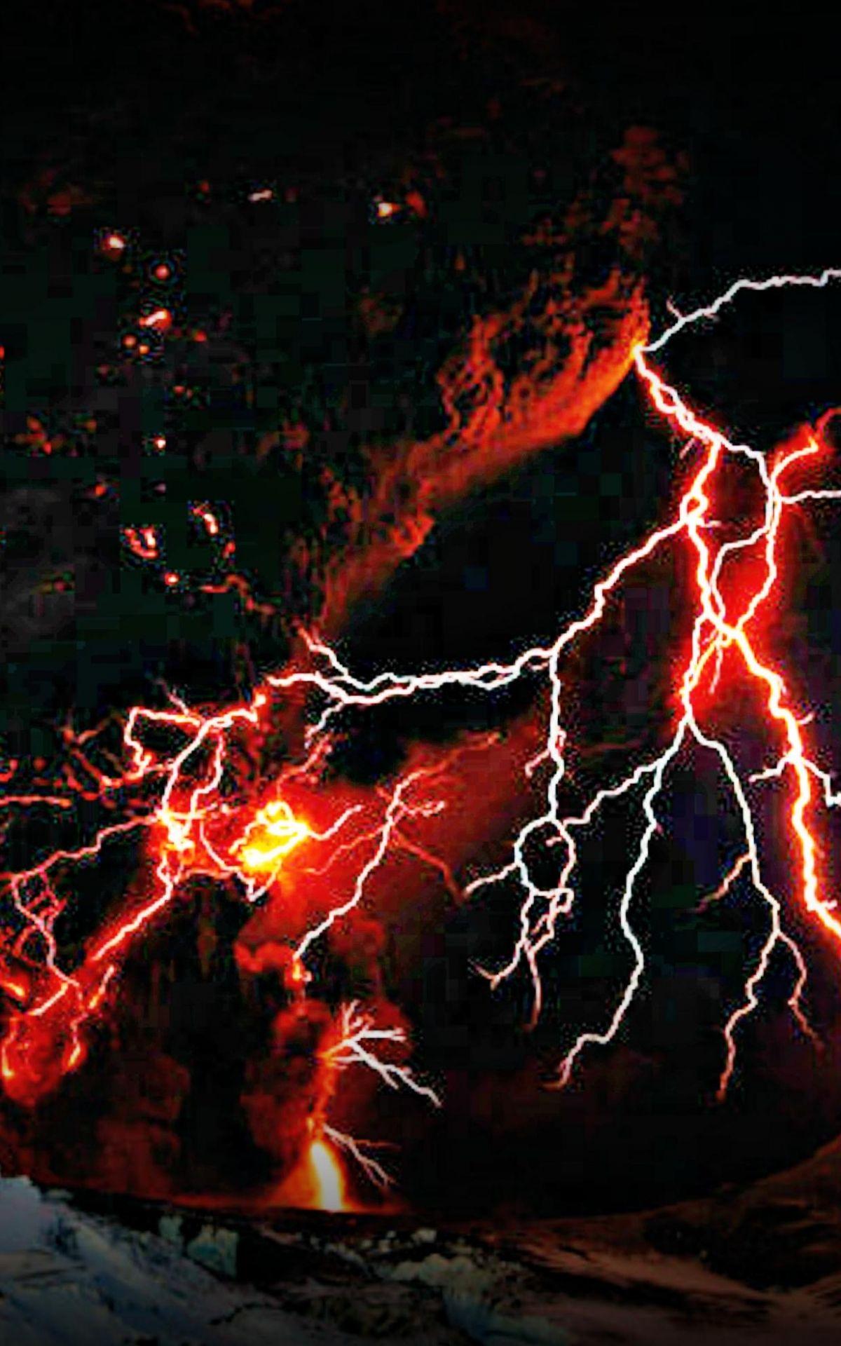 Red Lightning Wallpapers - Top Free Red Lightning Backgrounds