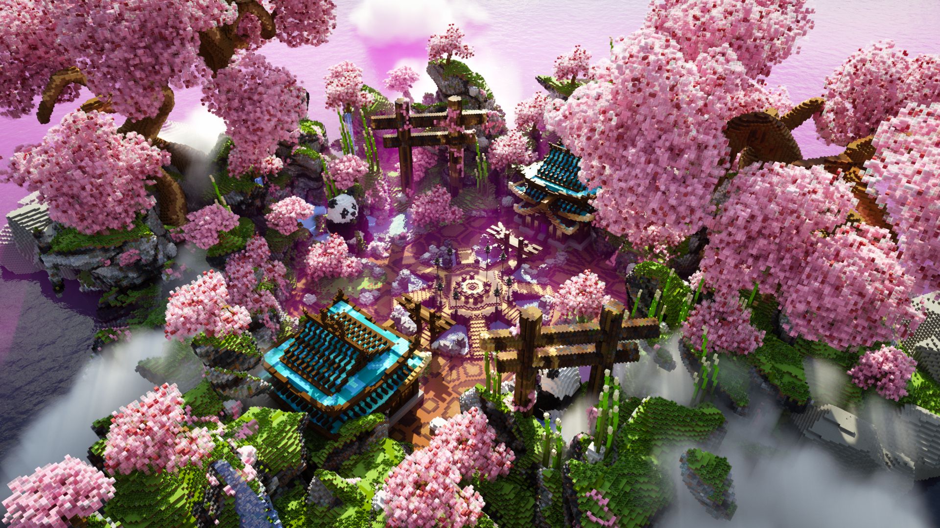 1920x1080 Minecraft 1.19 Hubs Builds on Polymart