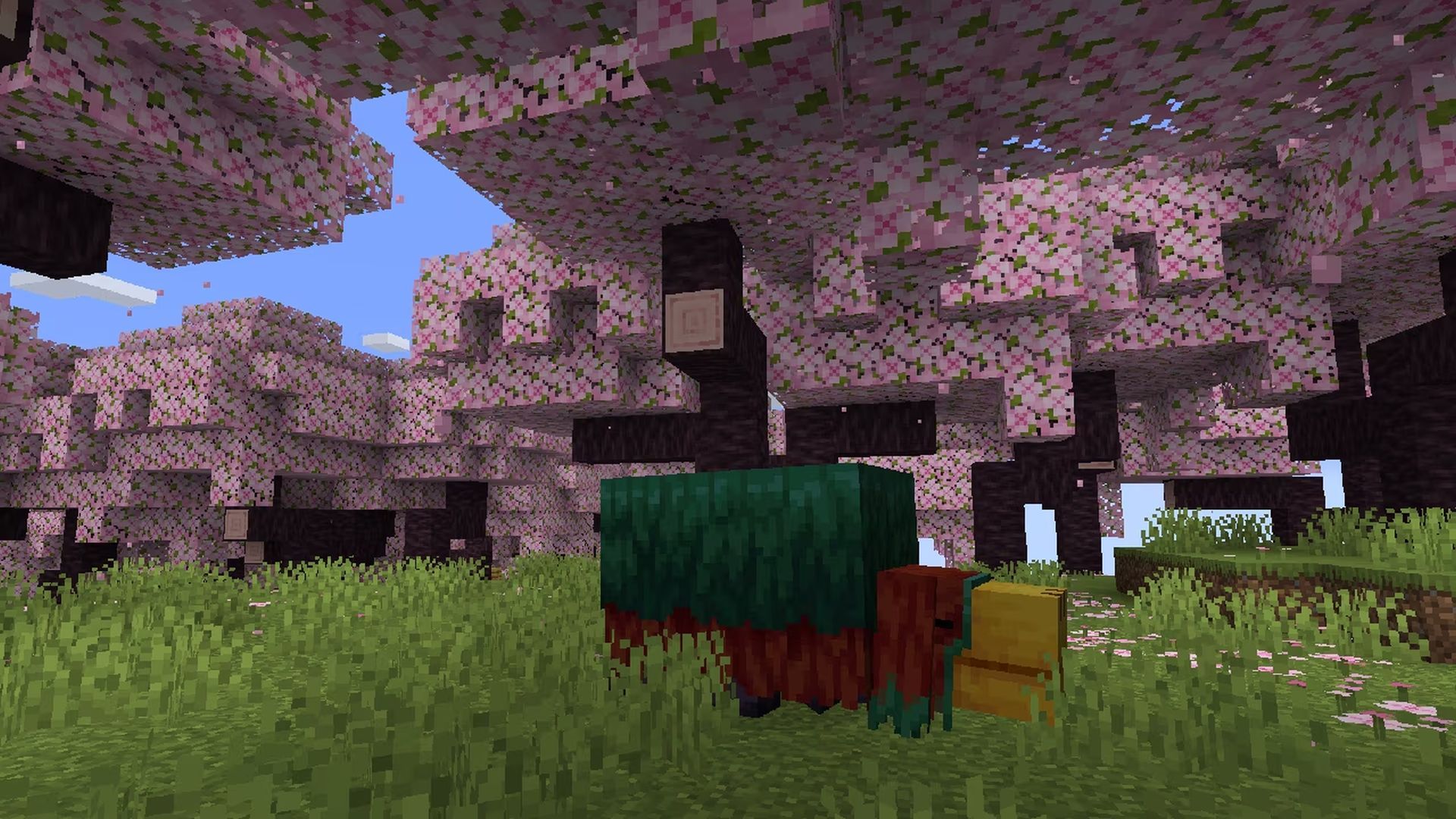 1920x1080 Minecraft Reveals Cherry Blossoms Biome & Wood Set Just in Time for Valentine's Day