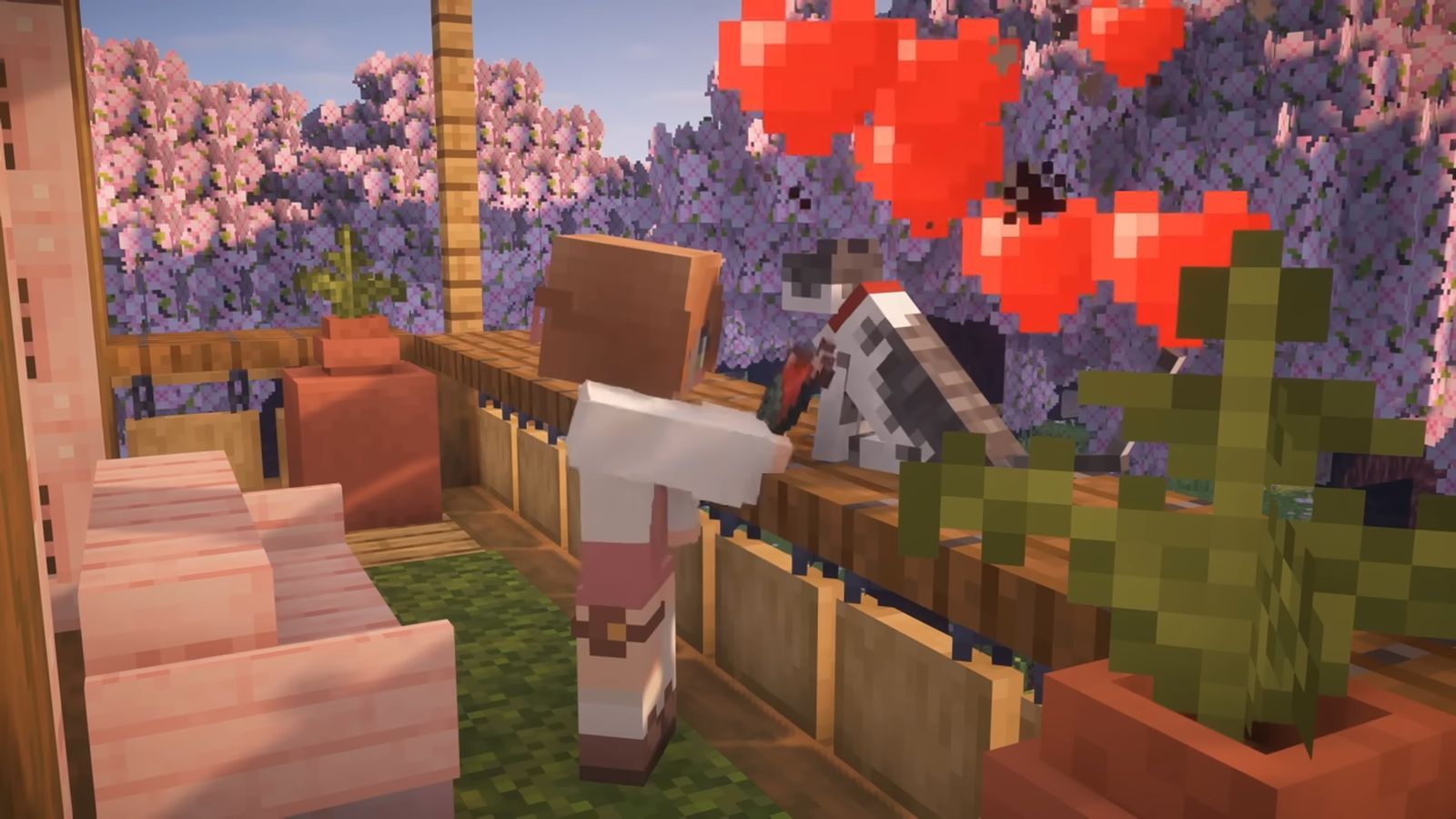 1600x900 Minecraft house interior design ideas for sakura, modern, and more themes