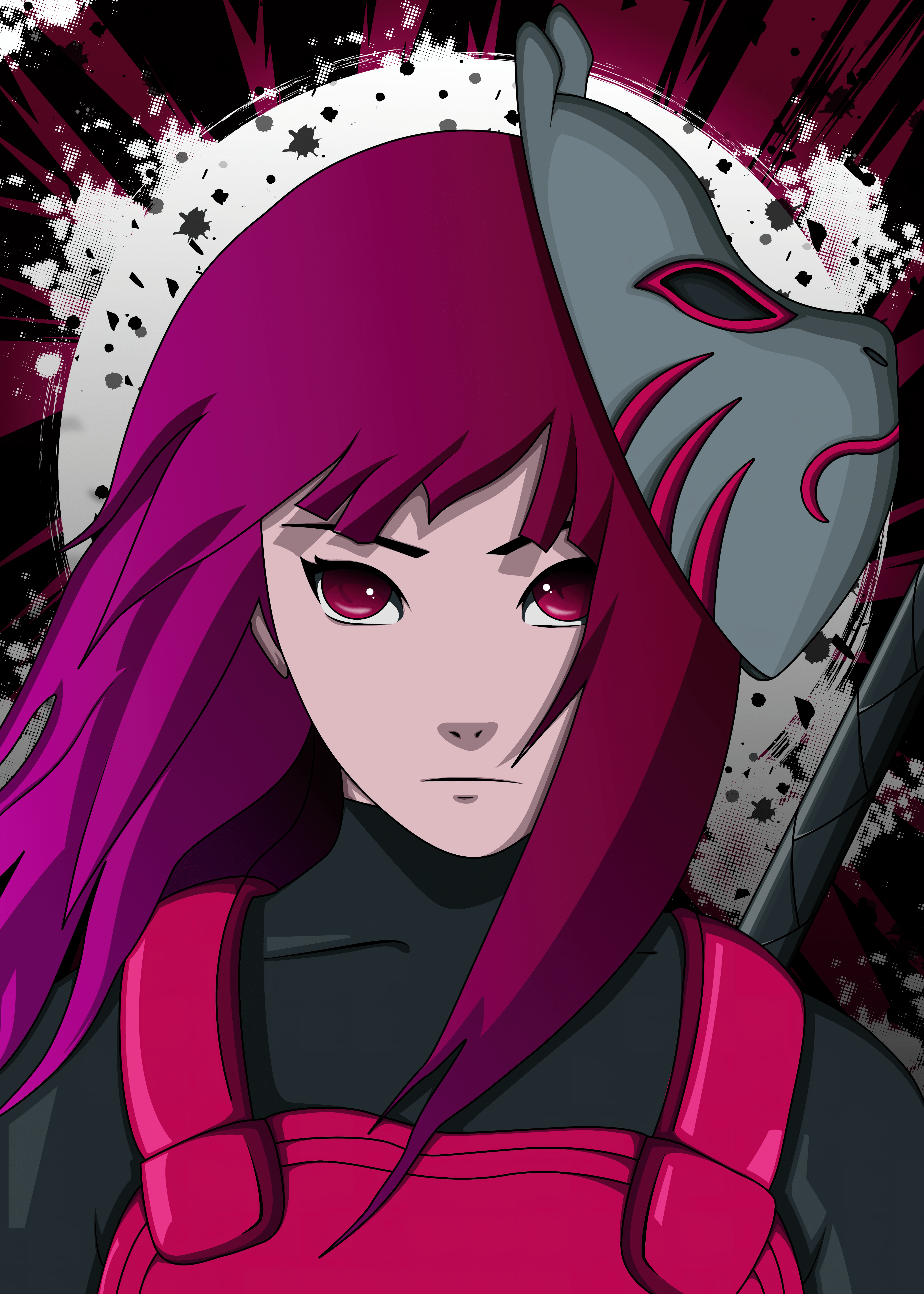 5120x7168 Hinata Hyuga Wallpaper 4K, Naruto, 5K, Illustration