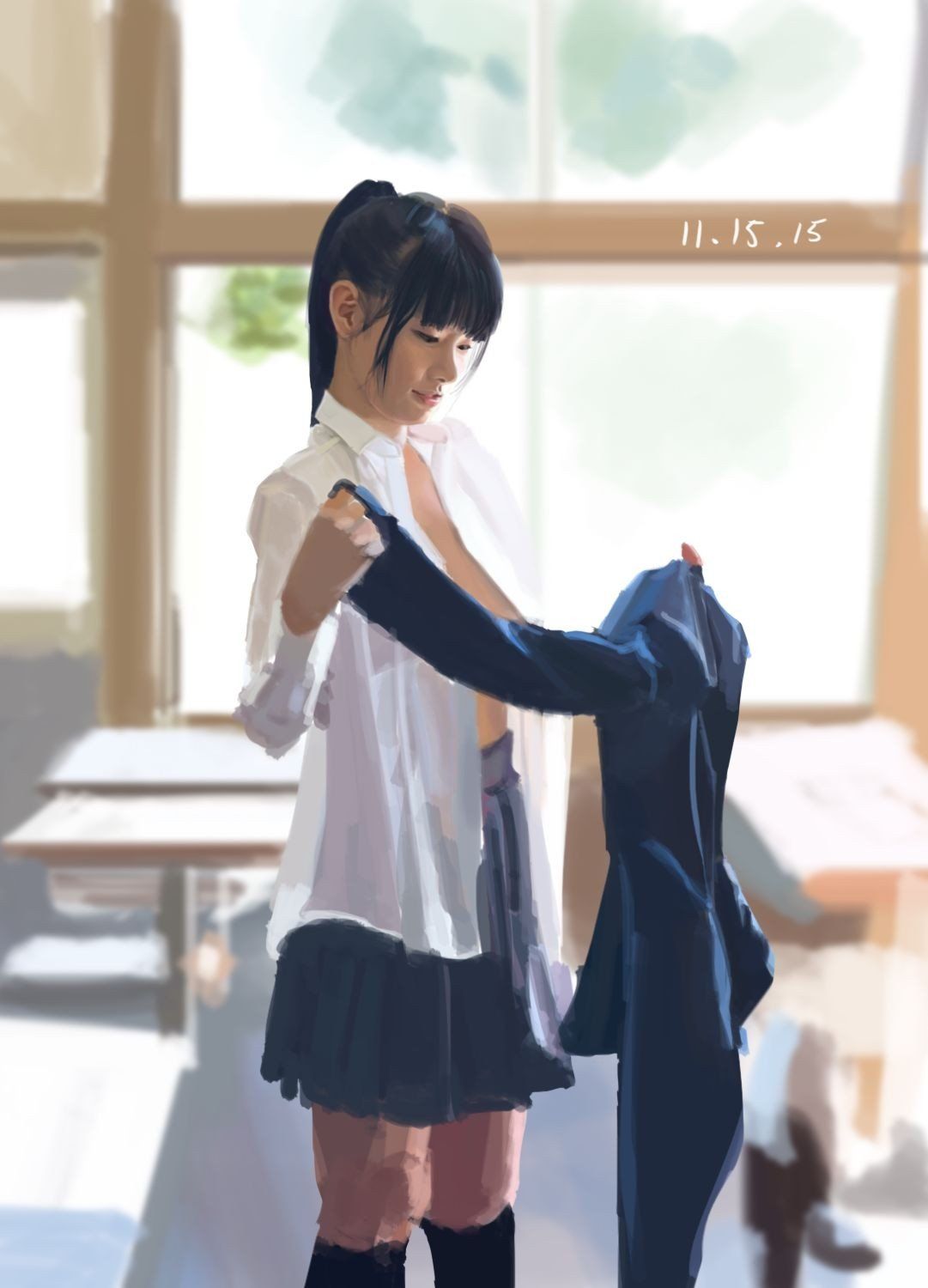 1081x1500 Japanese, Anime girls, 2D Wallpaper HD / Desktop and Mobile Background