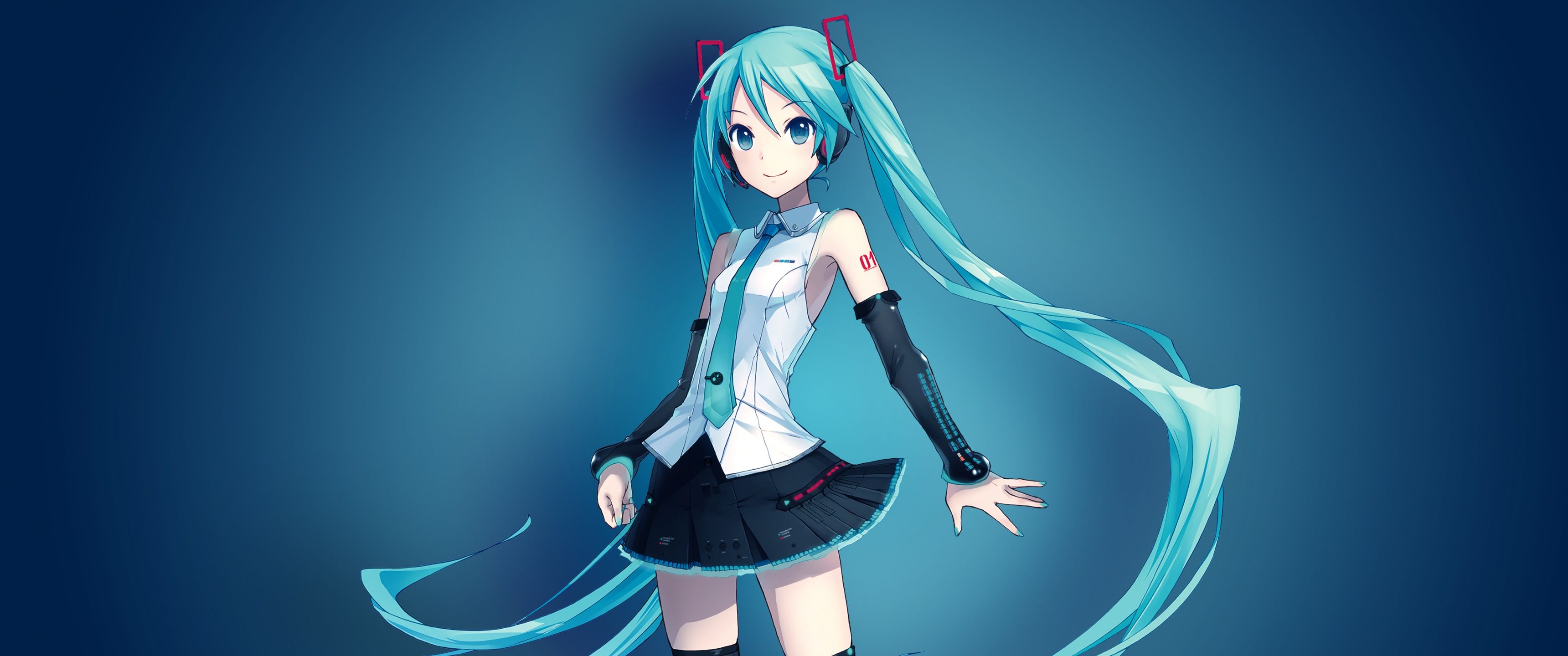 3440x1440 Anime girl Wallpaper 4K, Hatsune Miku, Japanese girl