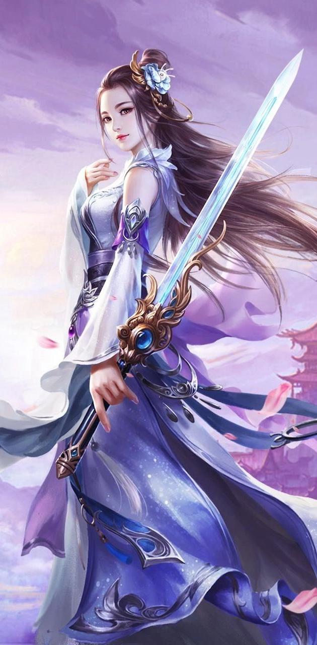 630x1280 Chinese Anime Girl Wallpaper