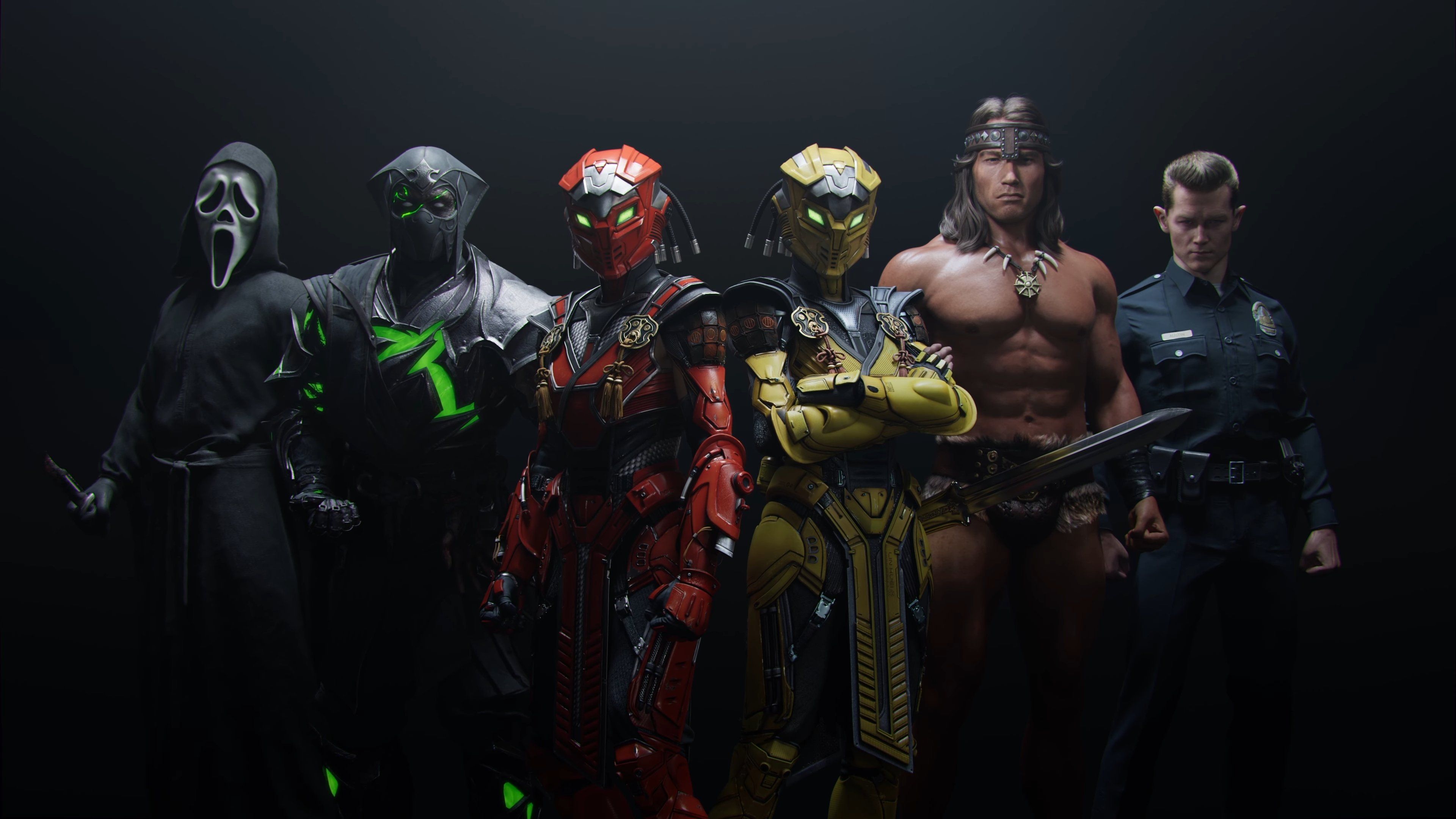 3840x2160 Mortal Kombat 1: Khaos Reigns DLC Dark Wallpaper 5K