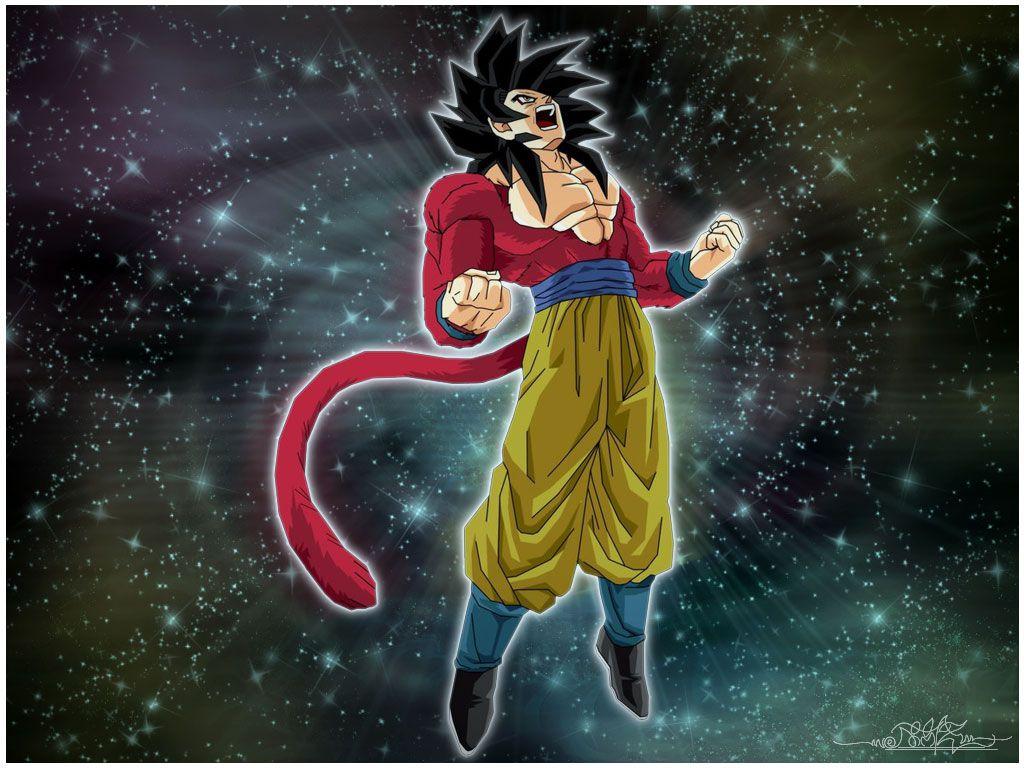 1024x768 Free download Super Saiyan 4 Goku by Kazmedia [1024x768]